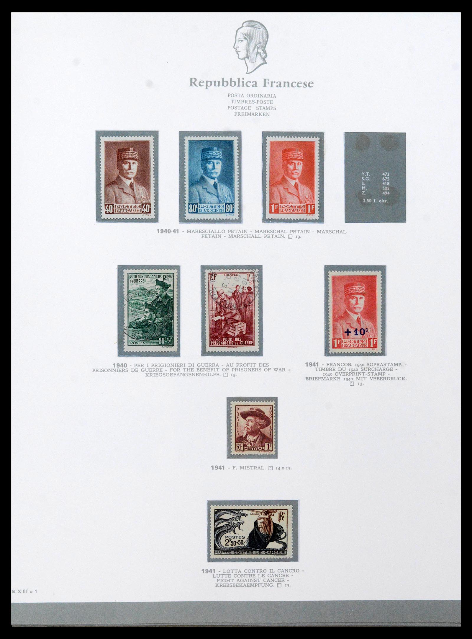 38970 0034 - Stamp collection 38970 France 1849-2015.
