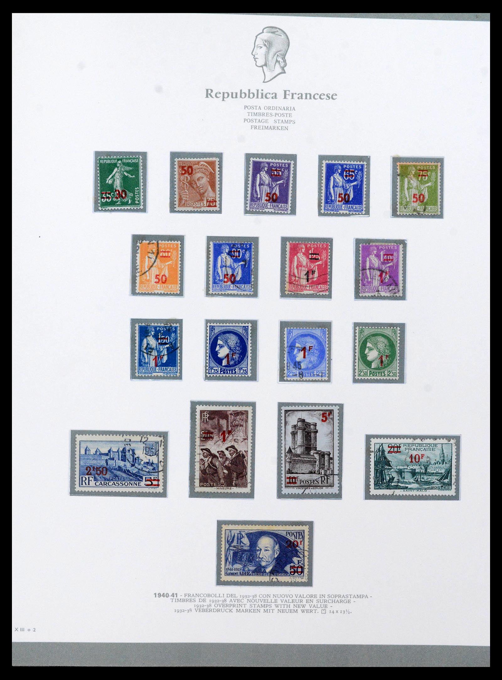 38970 0035 - Stamp collection 38970 France 1849-2015.