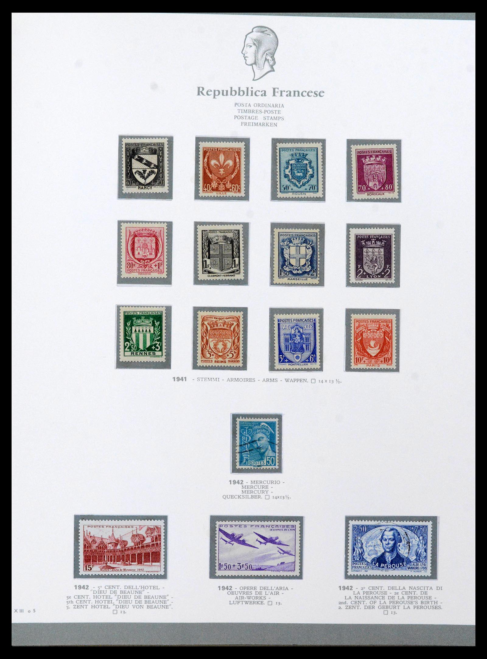38970 0038 - Stamp collection 38970 France 1849-2015.