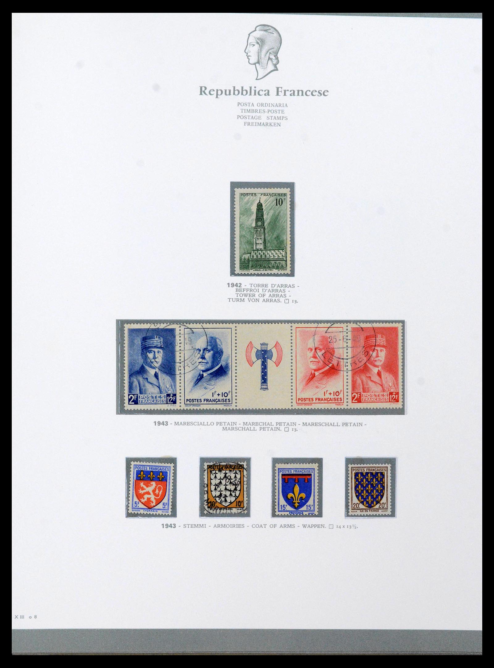 38970 0041 - Stamp collection 38970 France 1849-2015.