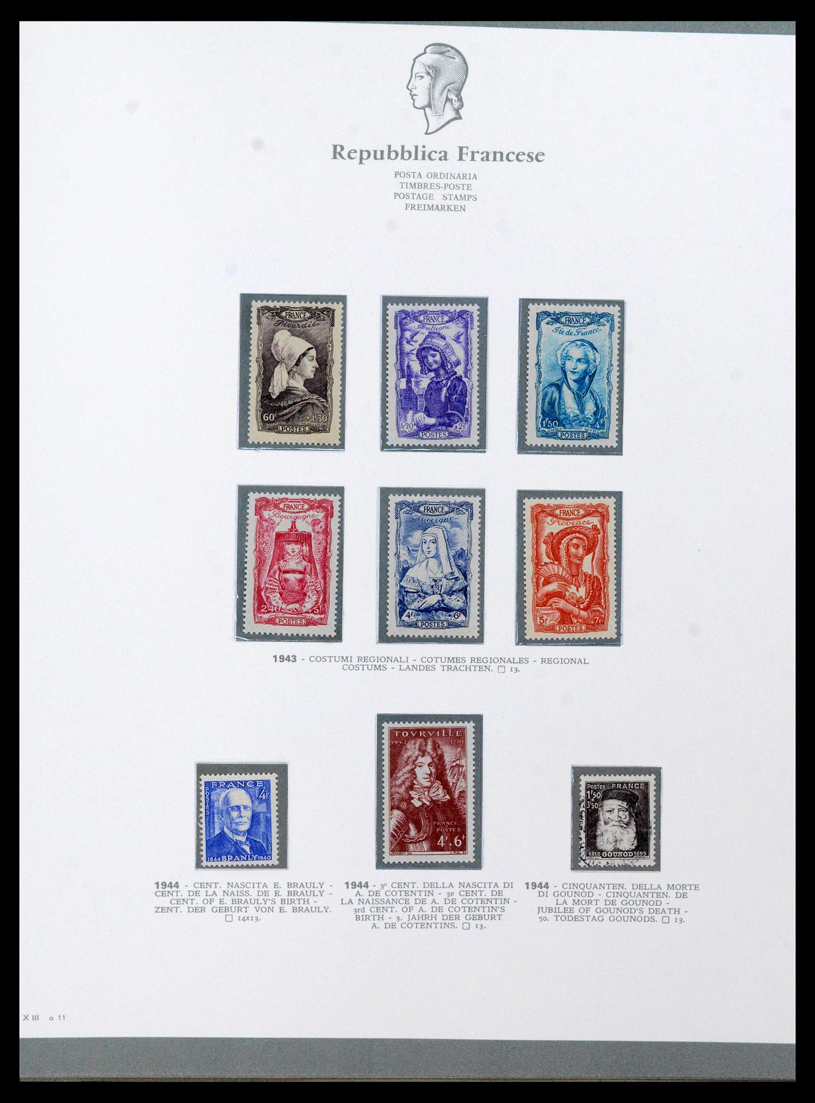 38970 0044 - Stamp collection 38970 France 1849-2015.