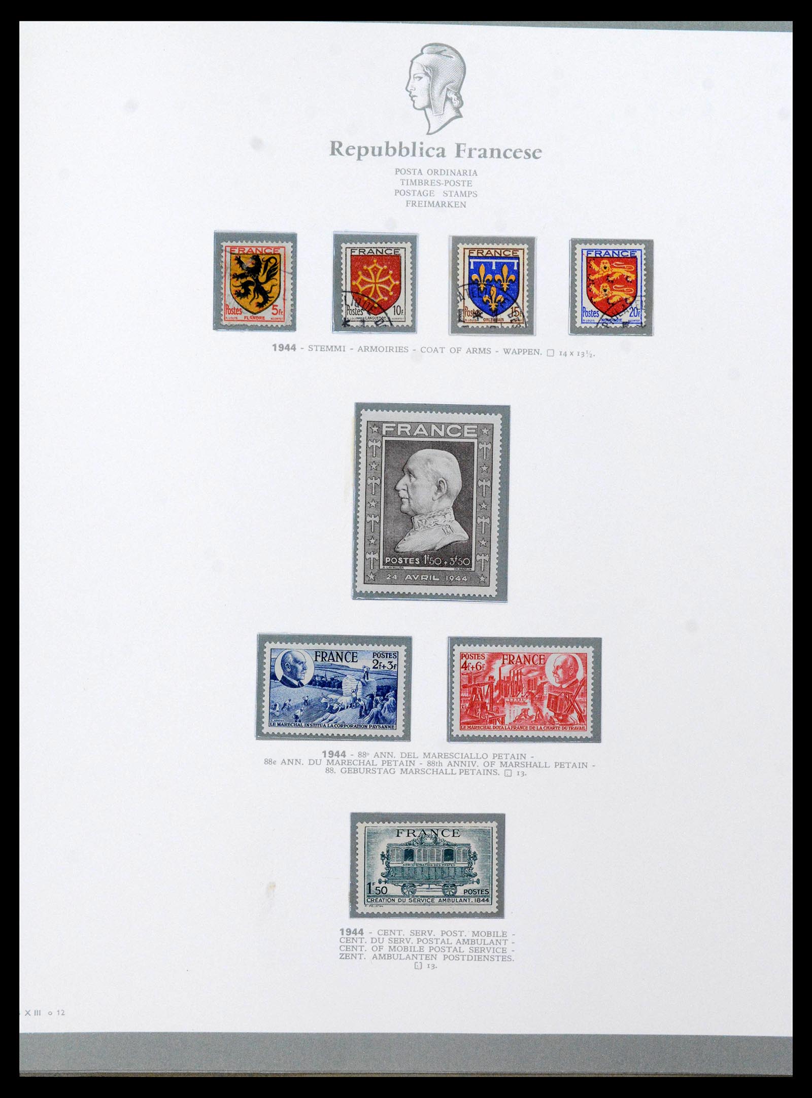 38970 0045 - Stamp collection 38970 France 1849-2015.