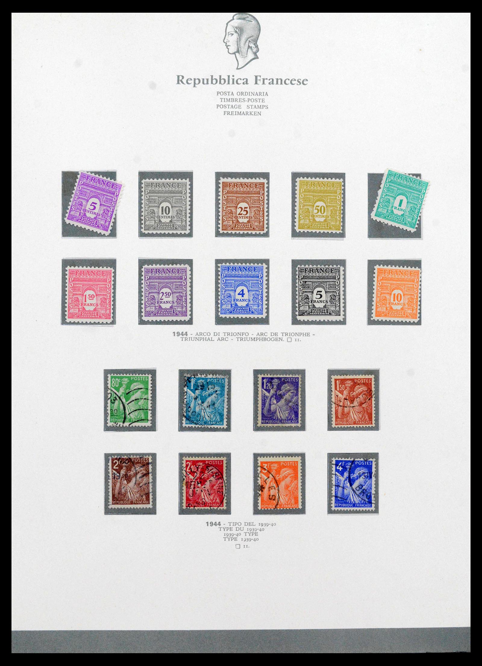 38970 0047 - Stamp collection 38970 France 1849-2015.