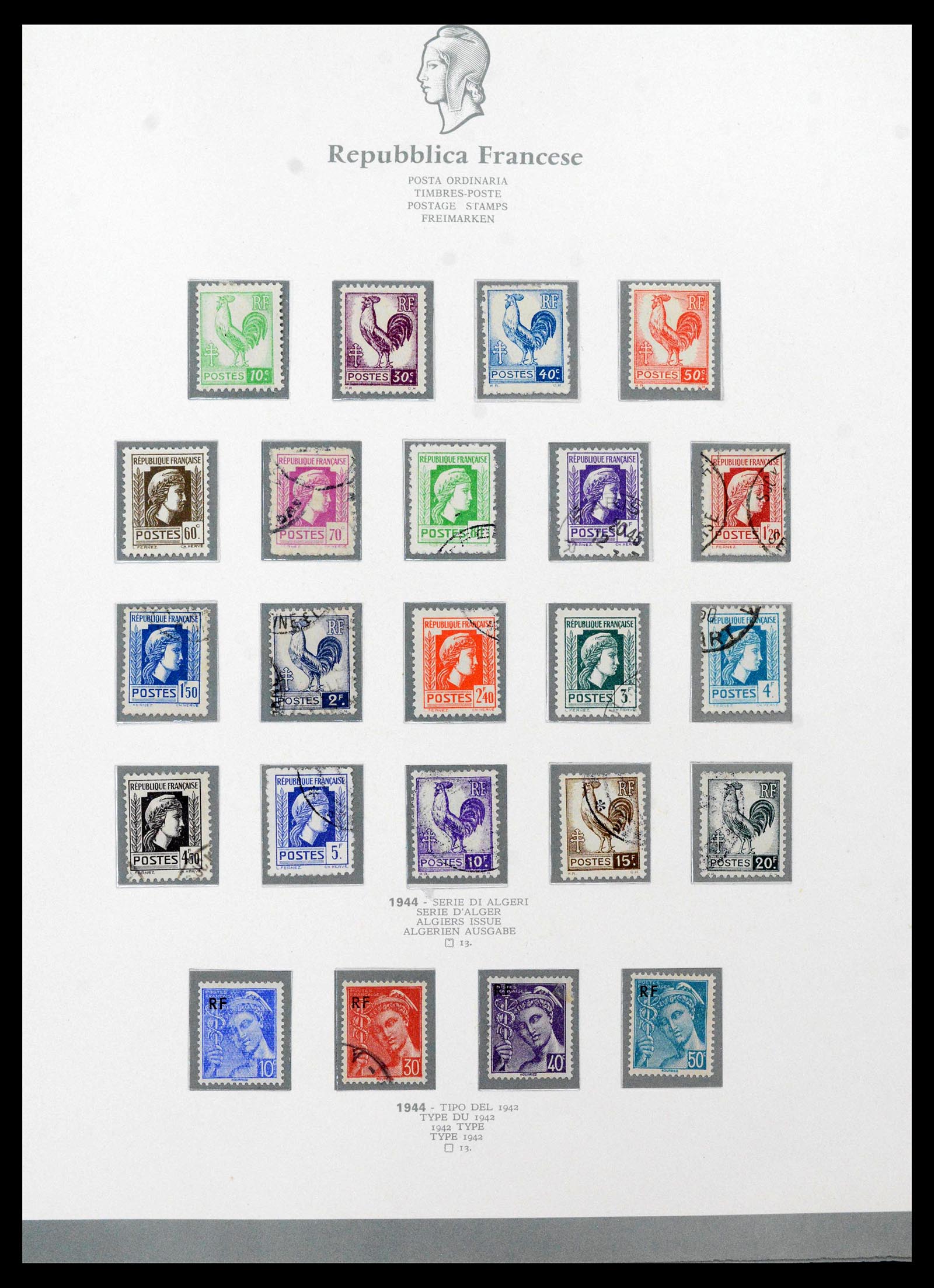 38970 0048 - Stamp collection 38970 France 1849-2015.