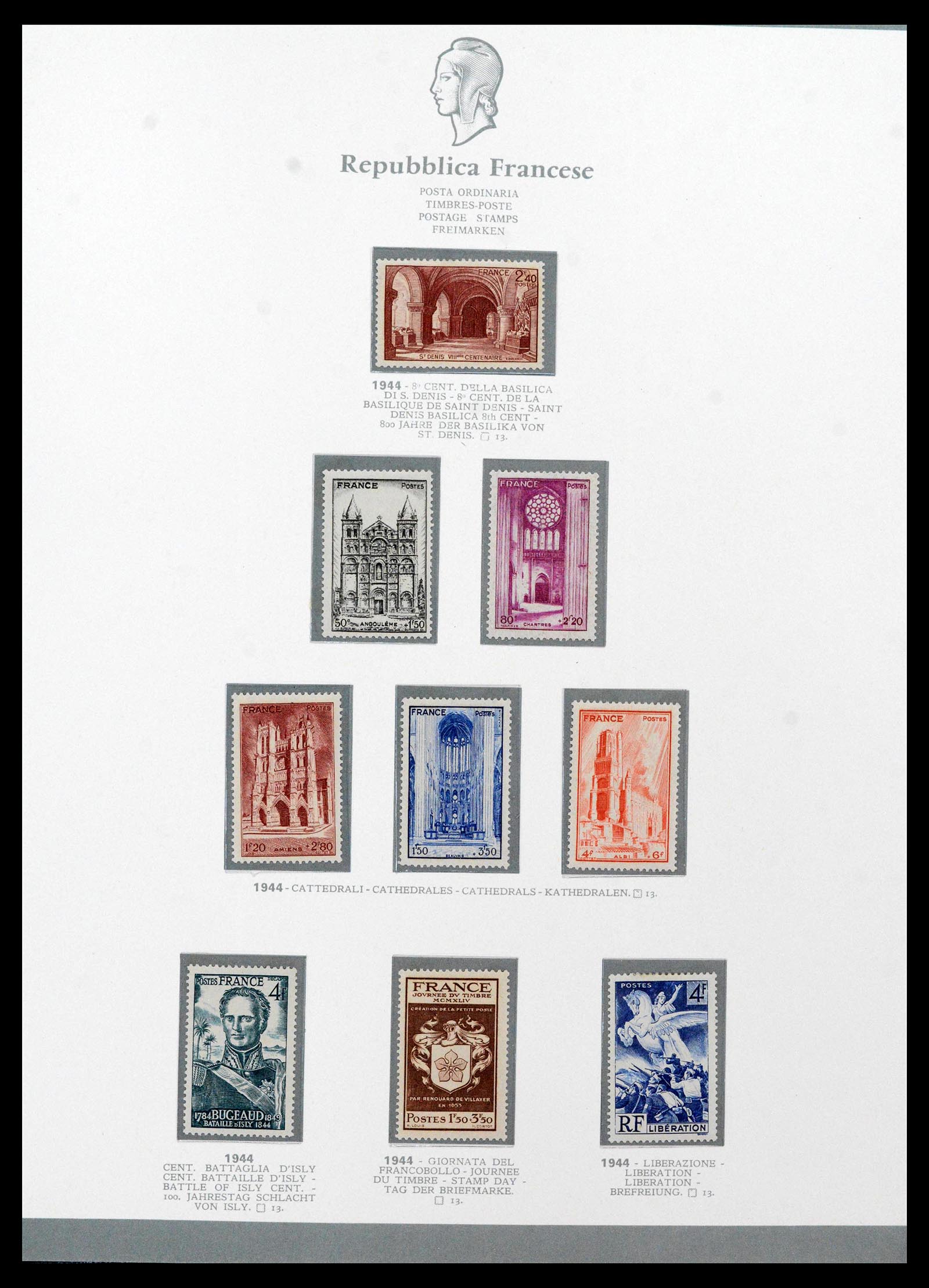 38970 0049 - Stamp collection 38970 France 1849-2015.
