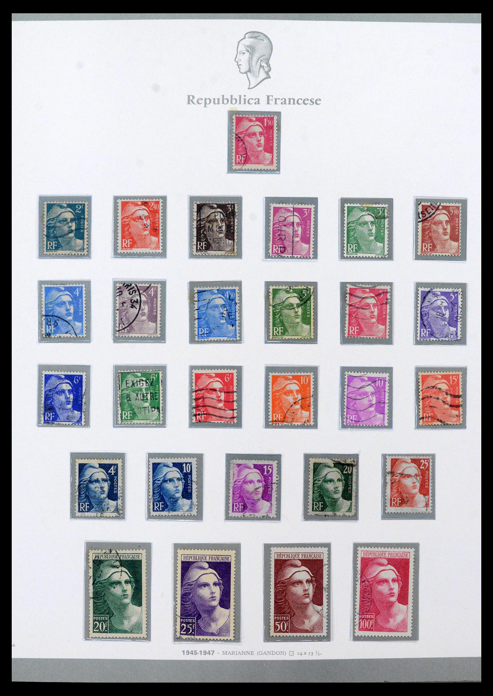 38970 0052 - Stamp collection 38970 France 1849-2015.