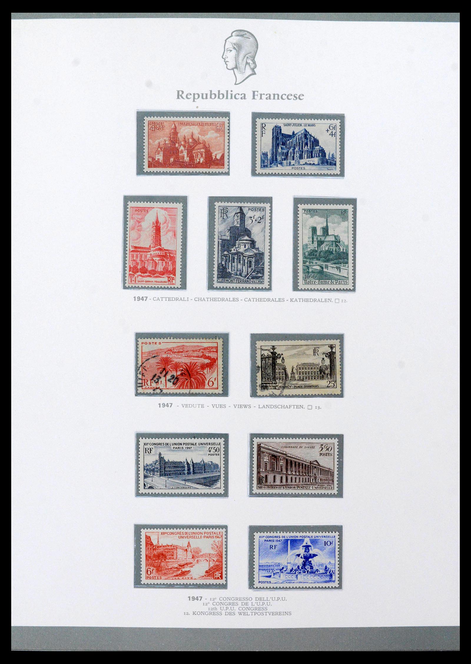 38970 0056 - Stamp collection 38970 France 1849-2015.