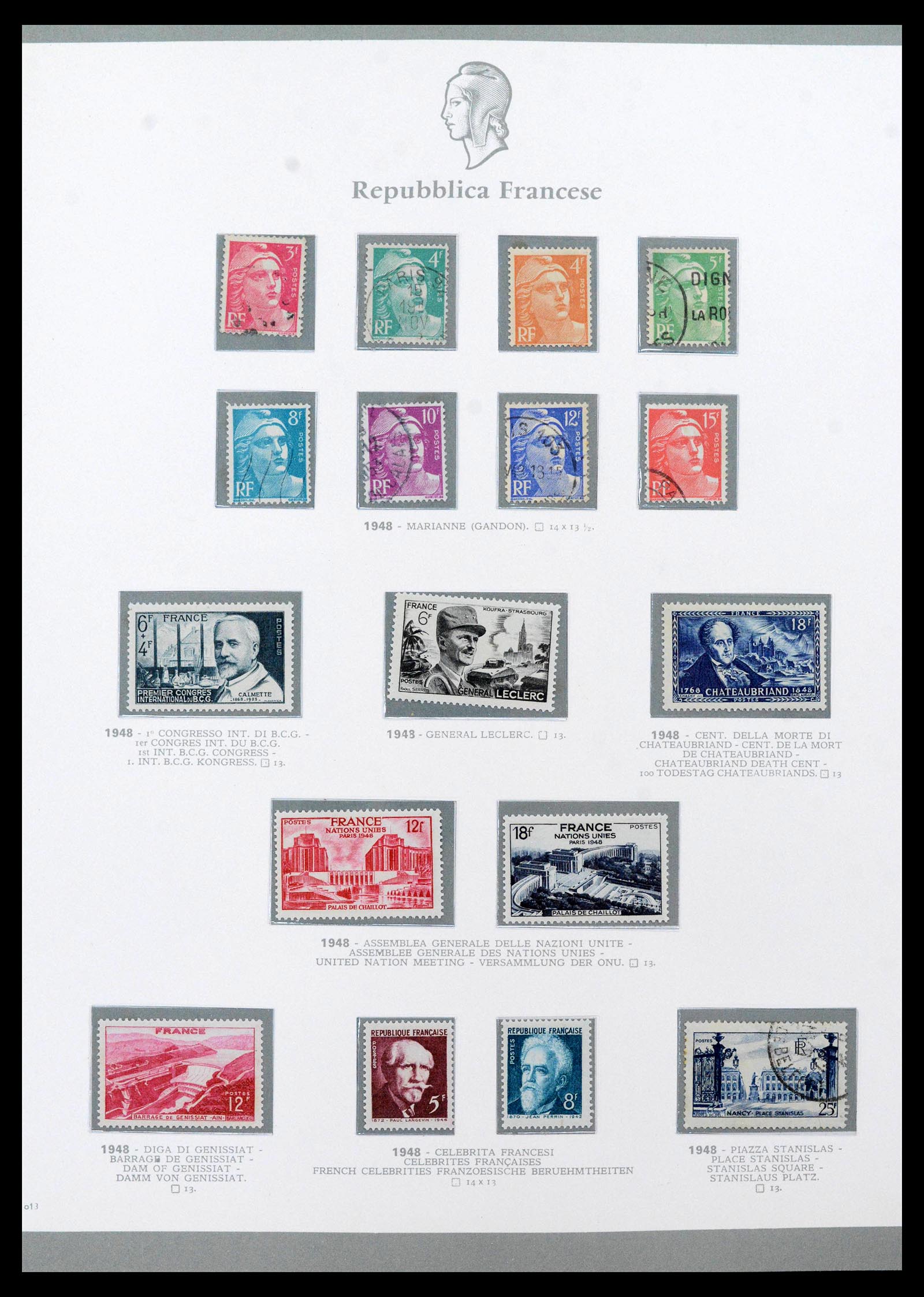 38970 0059 - Stamp collection 38970 France 1849-2015.