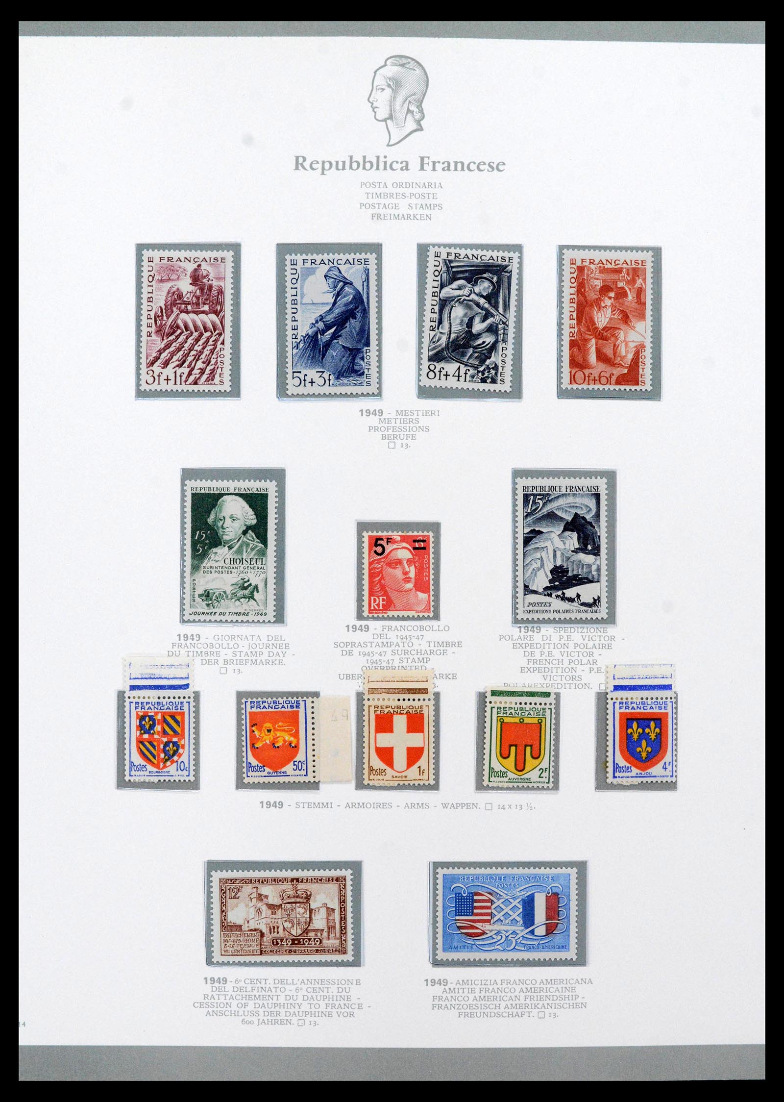 38970 0060 - Stamp collection 38970 France 1849-2015.