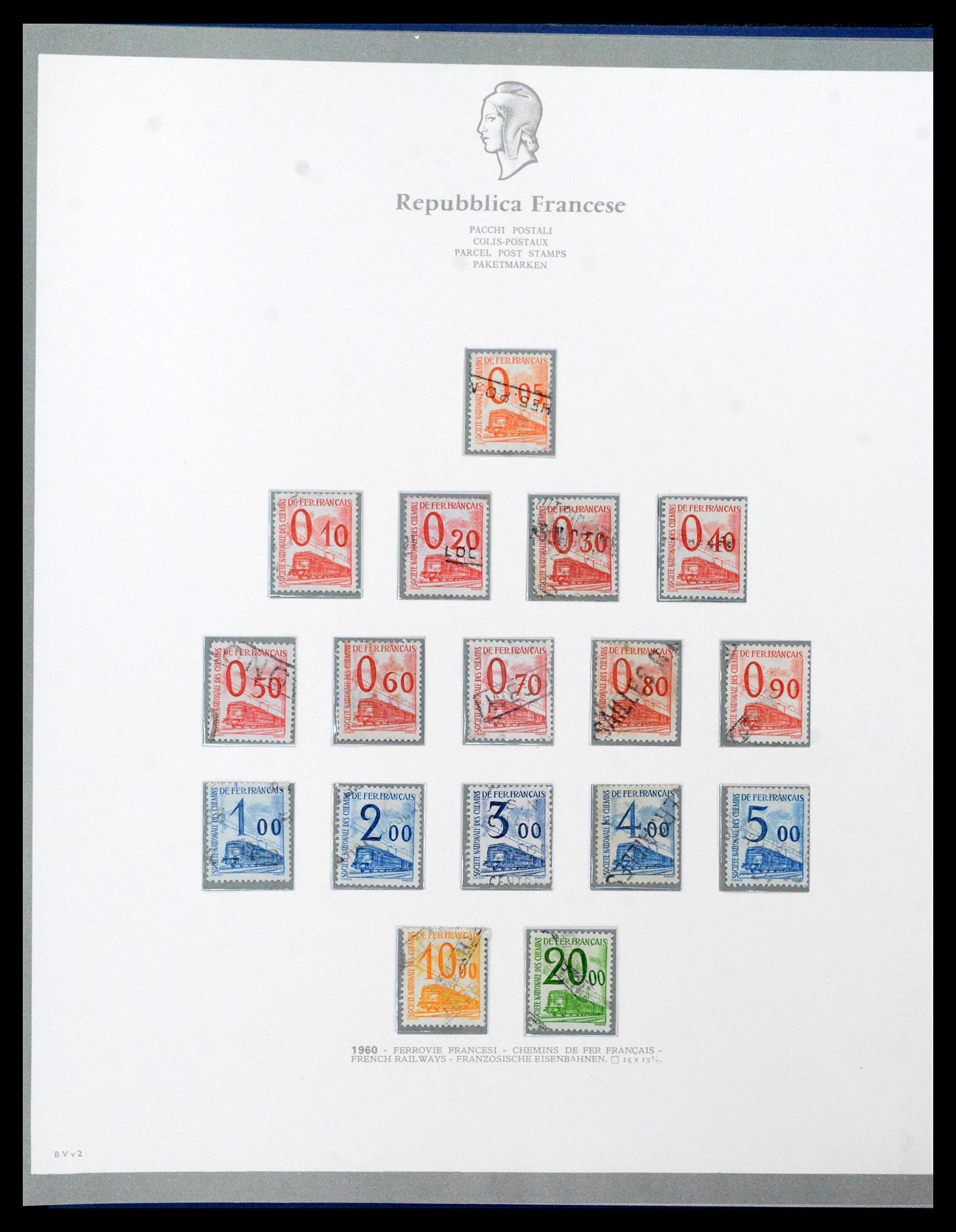 38970 0350 - Stamp collection 38970 France 1849-2015.