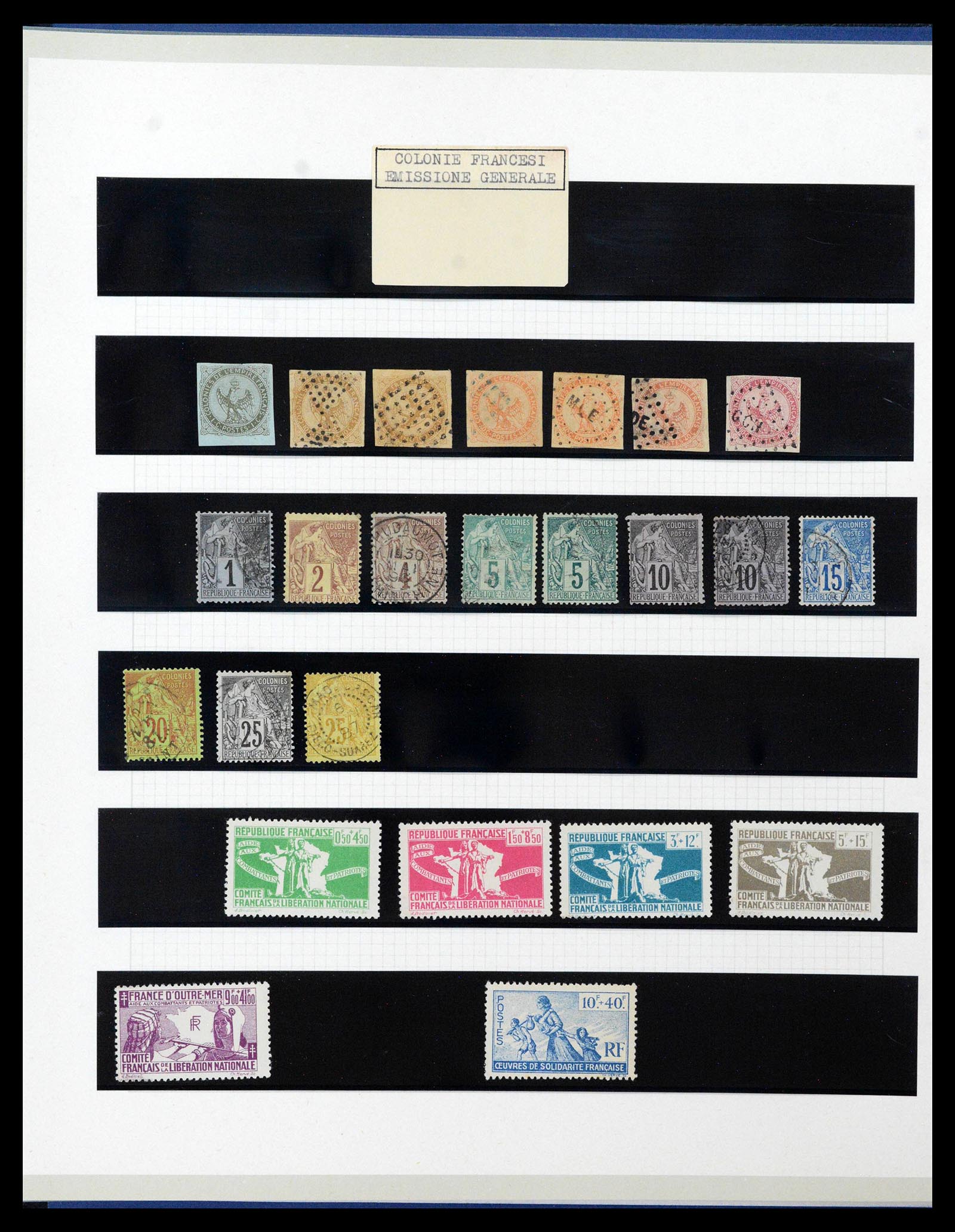 38970 0353 - Stamp collection 38970 France 1849-2015.