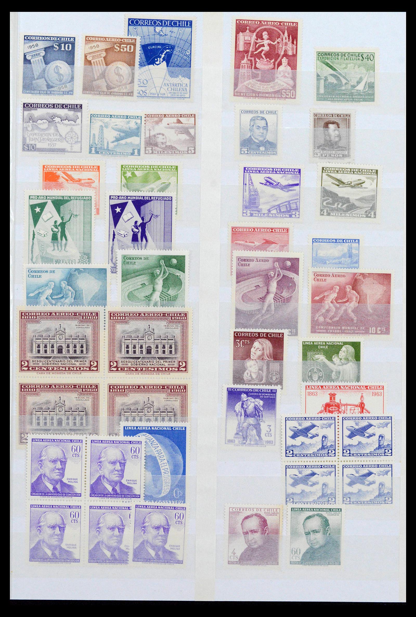 38971 0003 - Stamp collection 38971 Chile 1923-2008.