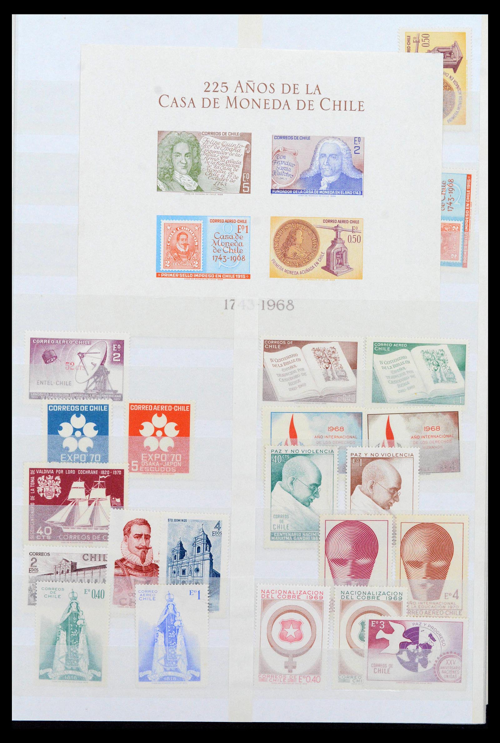 38971 0005 - Stamp collection 38971 Chile 1923-2008.