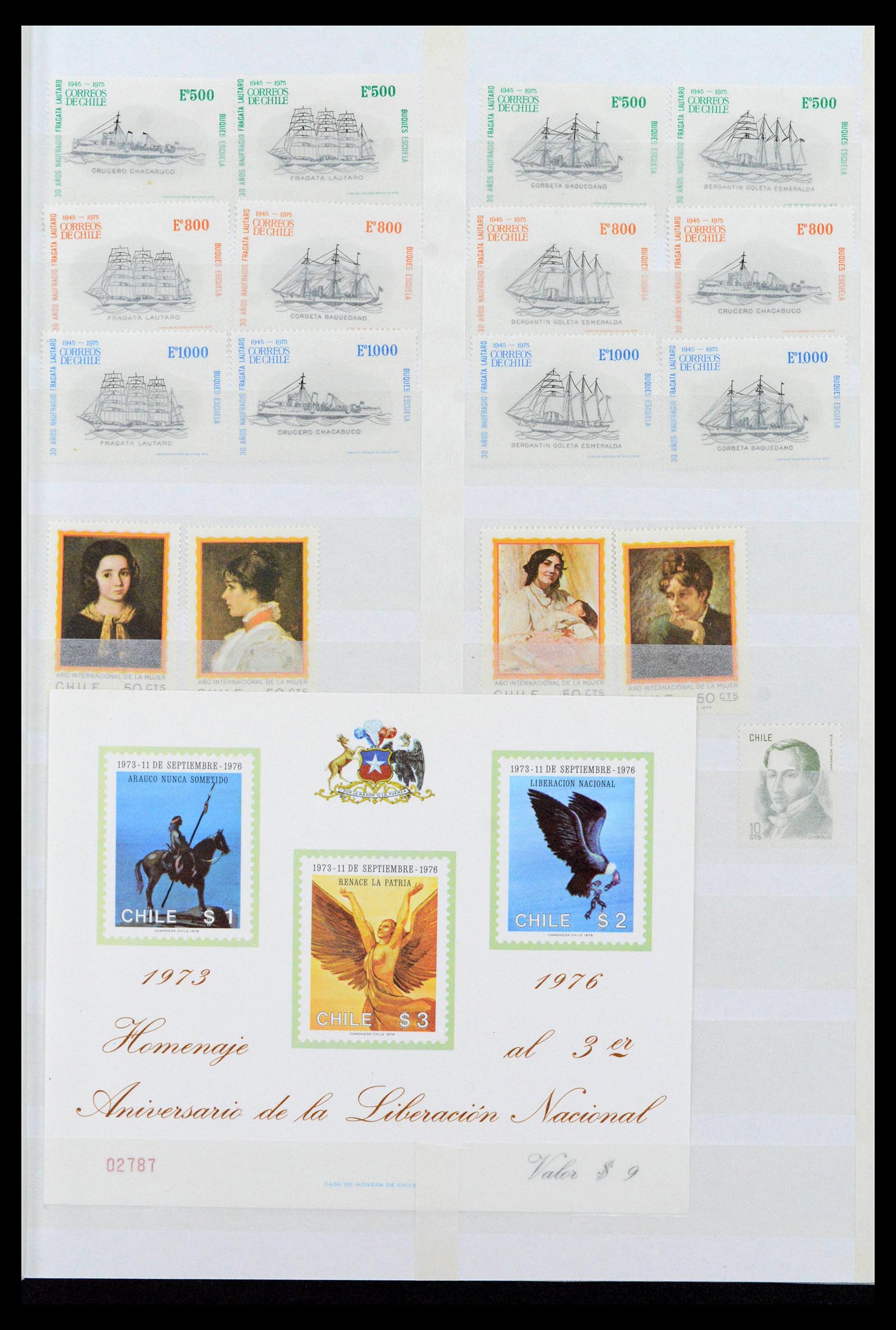 38971 0009 - Stamp collection 38971 Chile 1923-2008.