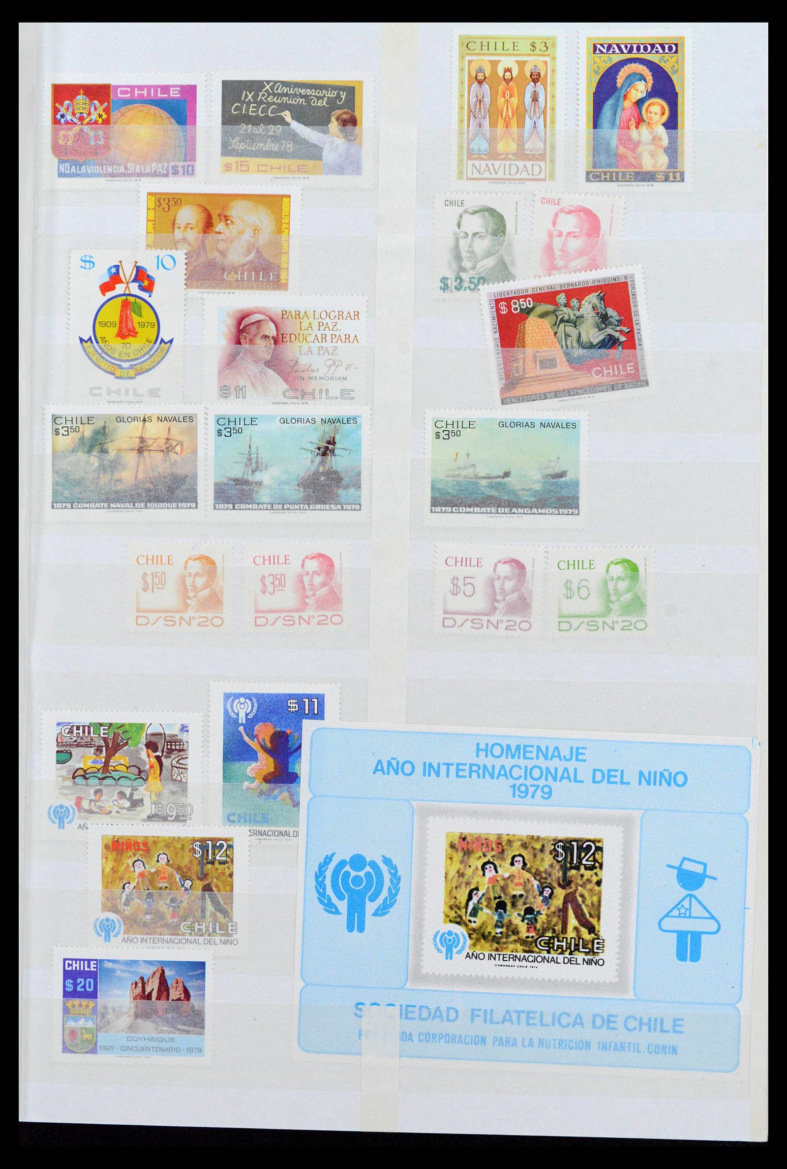 38971 0011 - Stamp collection 38971 Chile 1923-2008.