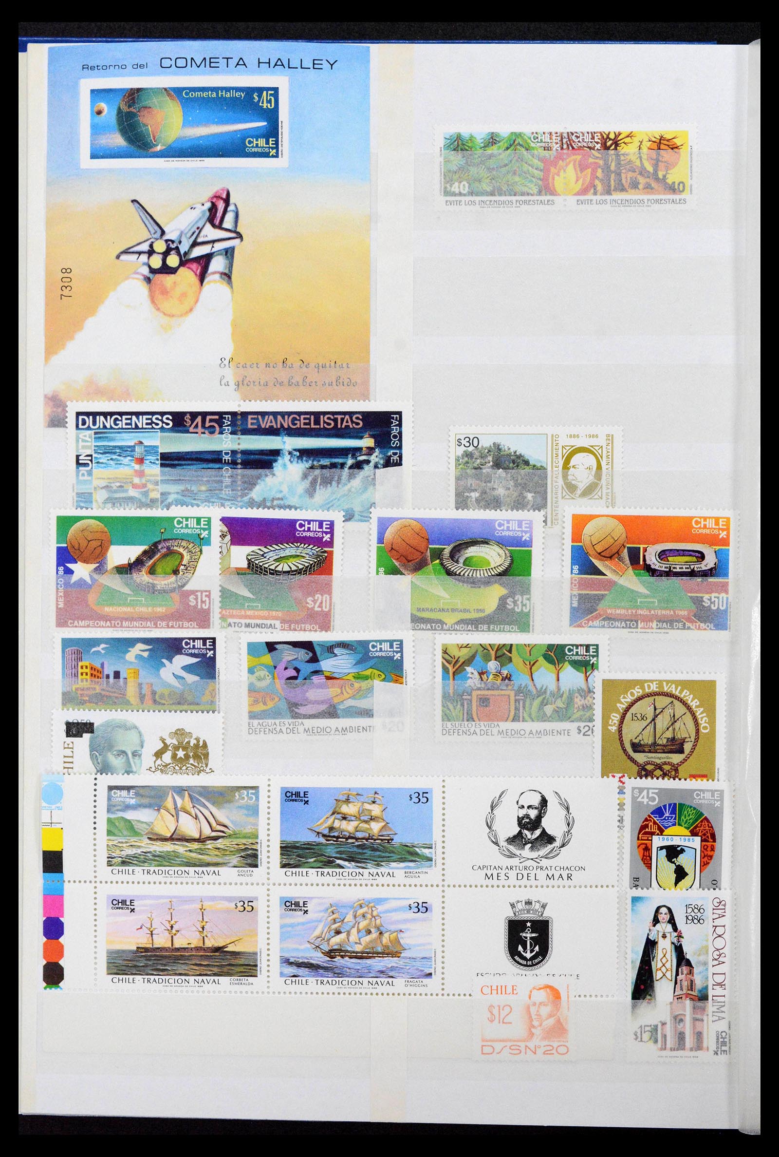 38971 0018 - Stamp collection 38971 Chile 1923-2008.