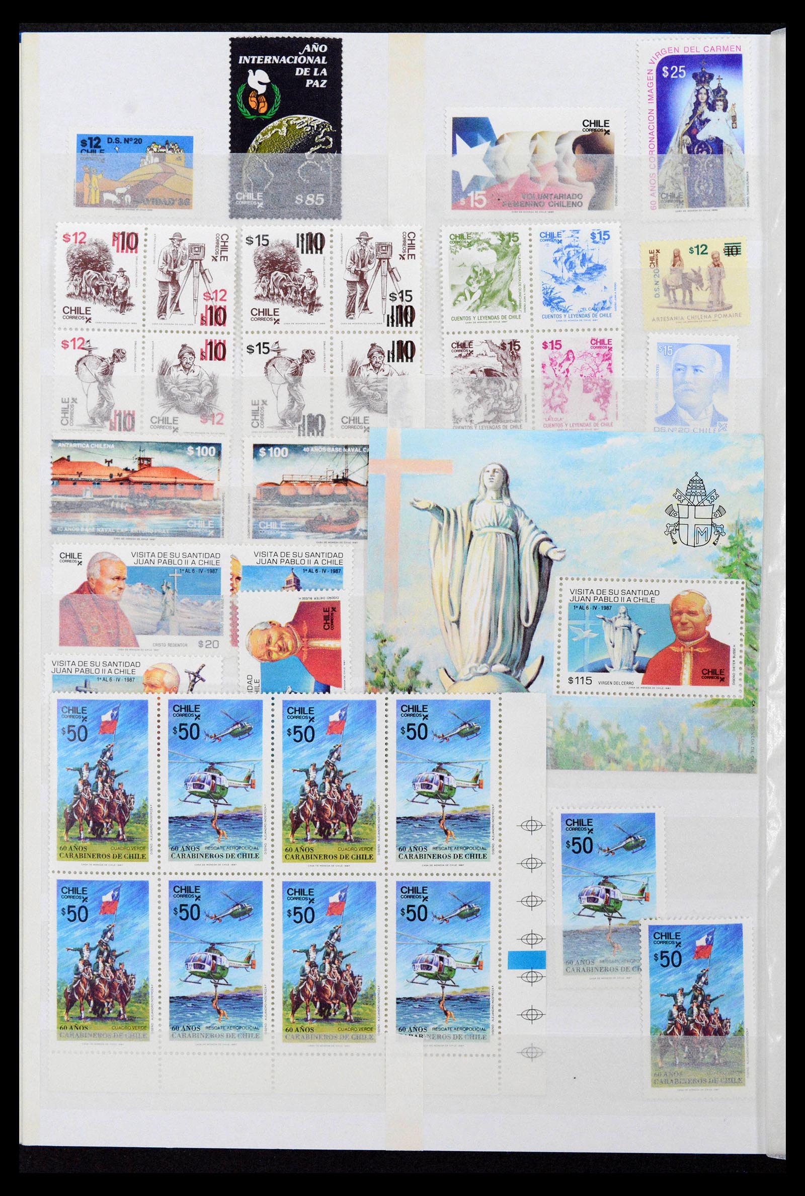 38971 0020 - Stamp collection 38971 Chile 1923-2008.