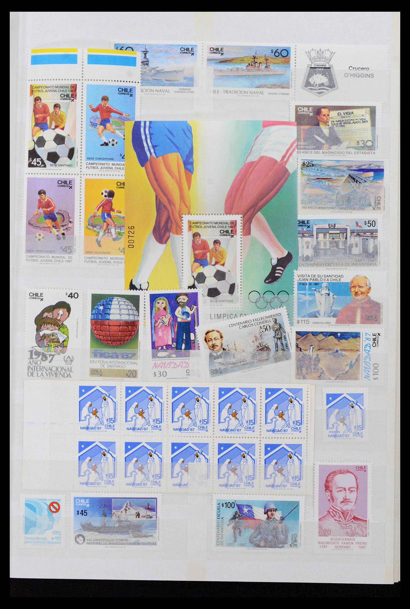 38971 0021 - Stamp collection 38971 Chile 1923-2008.