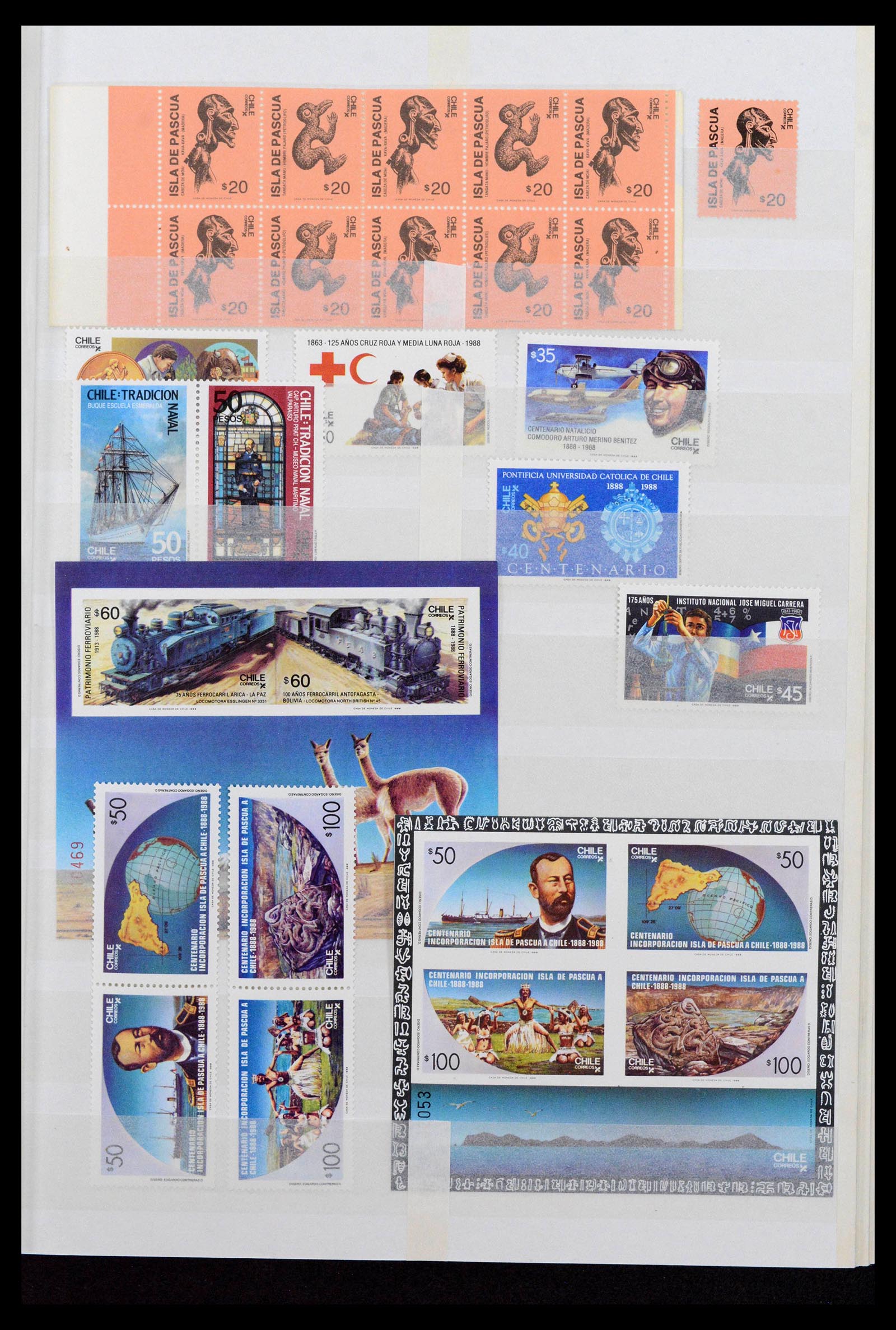 38971 0023 - Stamp collection 38971 Chile 1923-2008.