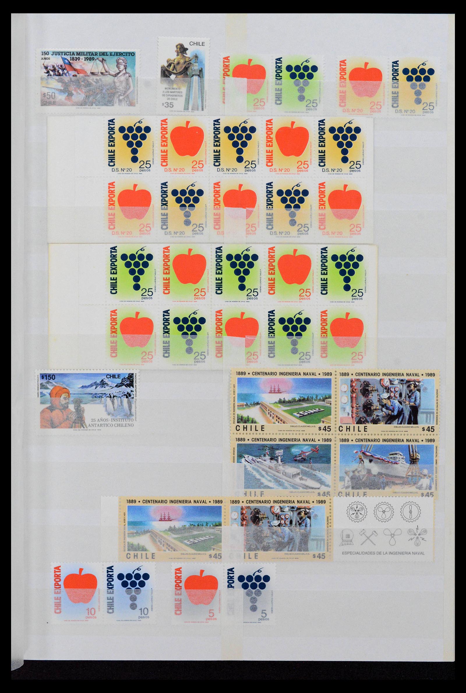 38971 0025 - Stamp collection 38971 Chile 1923-2008.