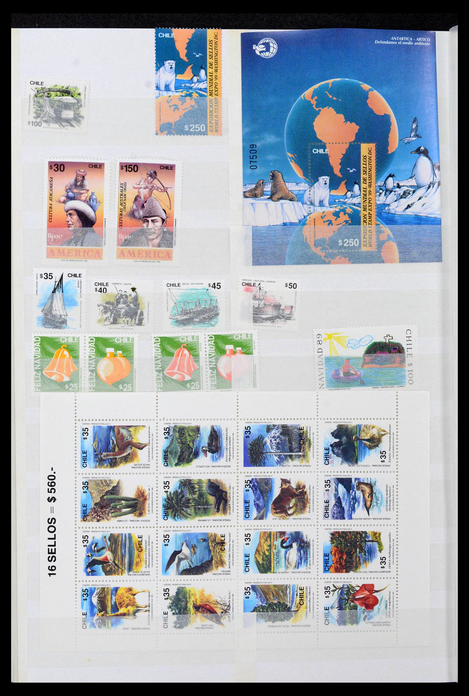 38971 0026 - Stamp collection 38971 Chile 1923-2008.