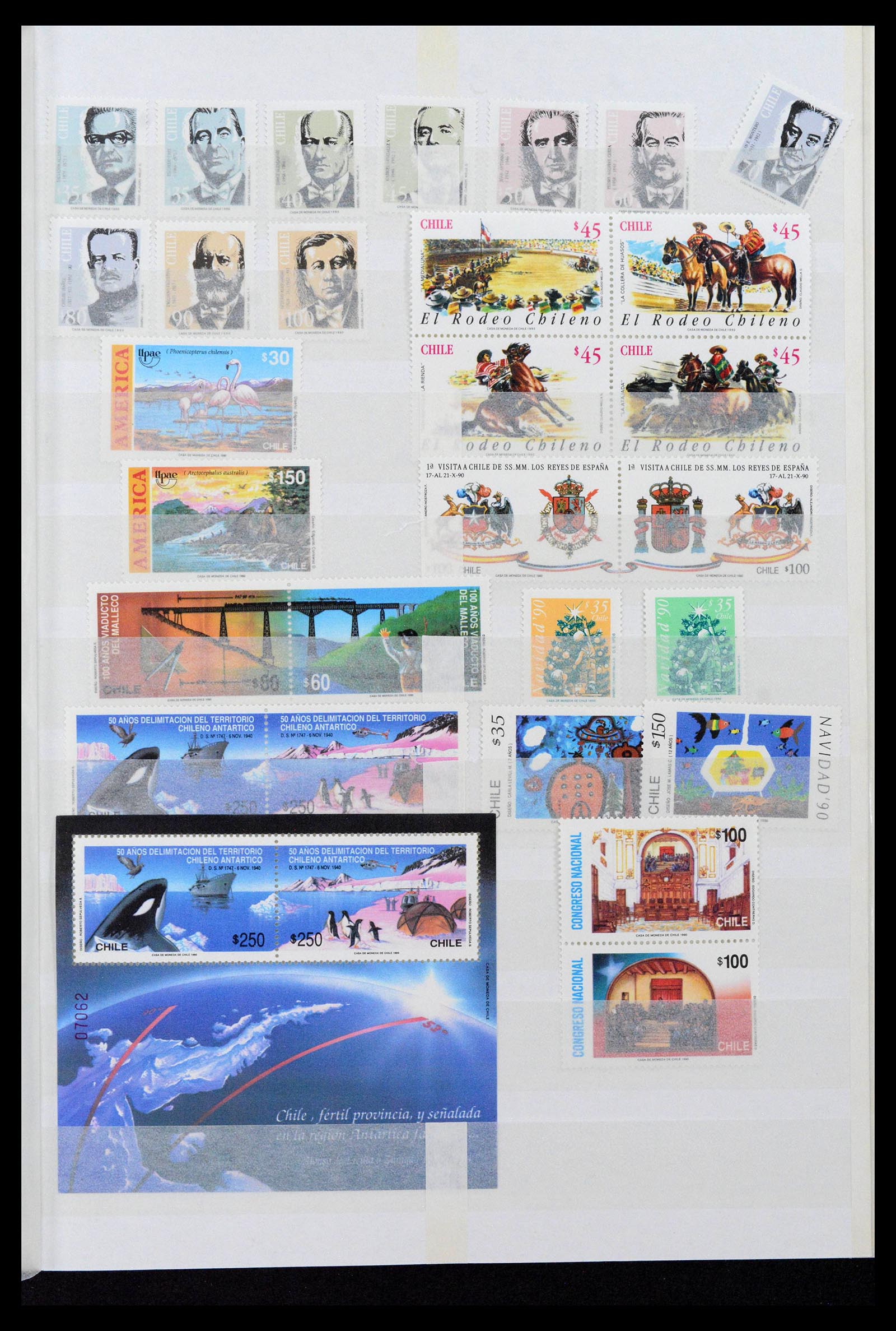 38971 0029 - Stamp collection 38971 Chile 1923-2008.