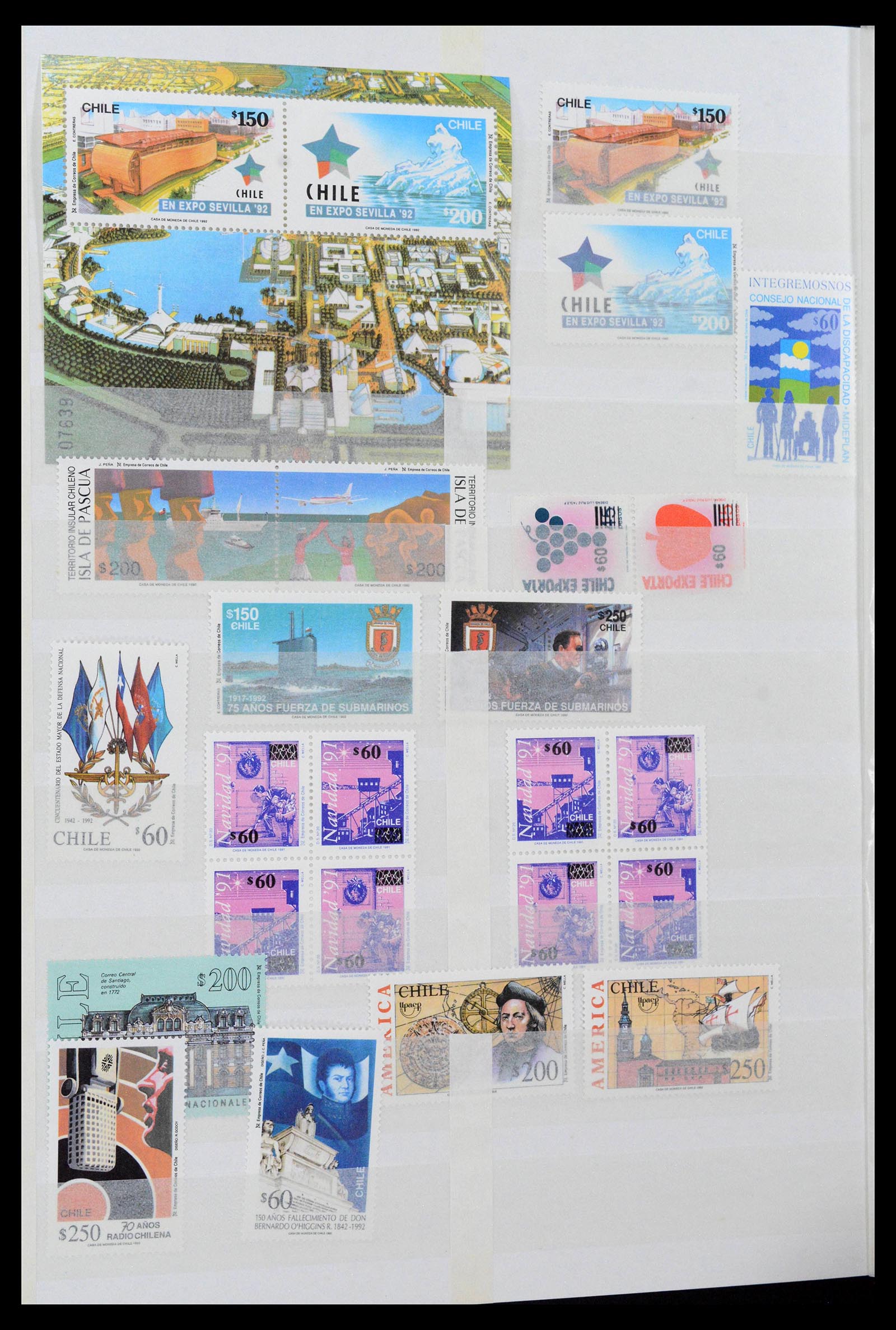 38971 0034 - Stamp collection 38971 Chile 1923-2008.