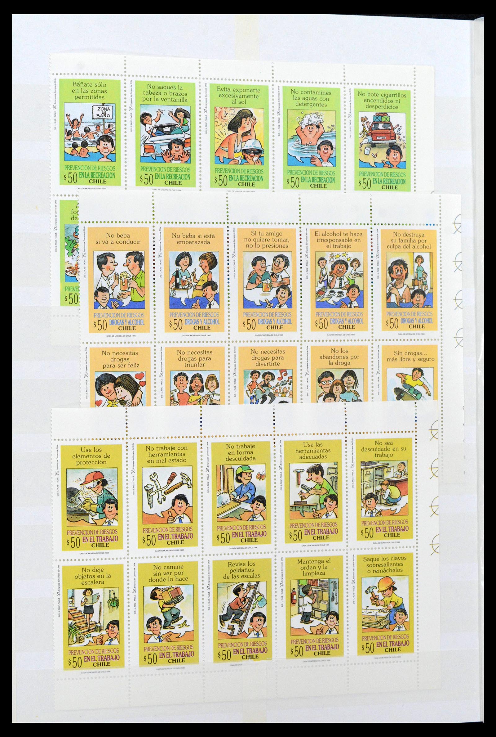 38971 0042 - Stamp collection 38971 Chile 1923-2008.