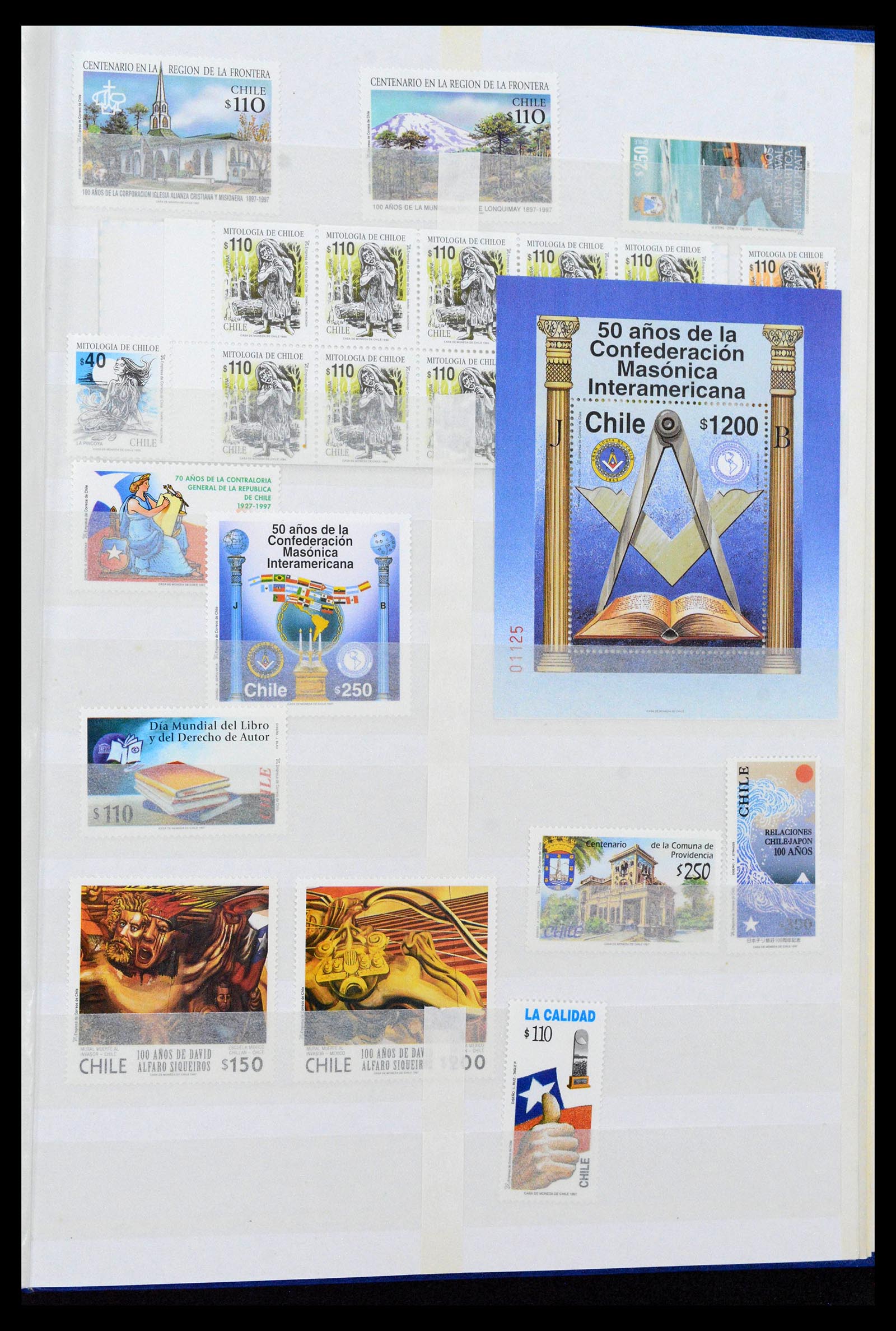 38971 0045 - Stamp collection 38971 Chile 1923-2008.