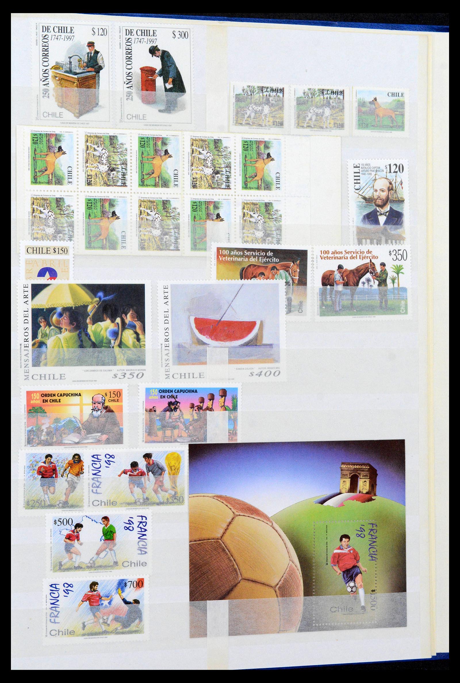 38971 0047 - Stamp collection 38971 Chile 1923-2008.