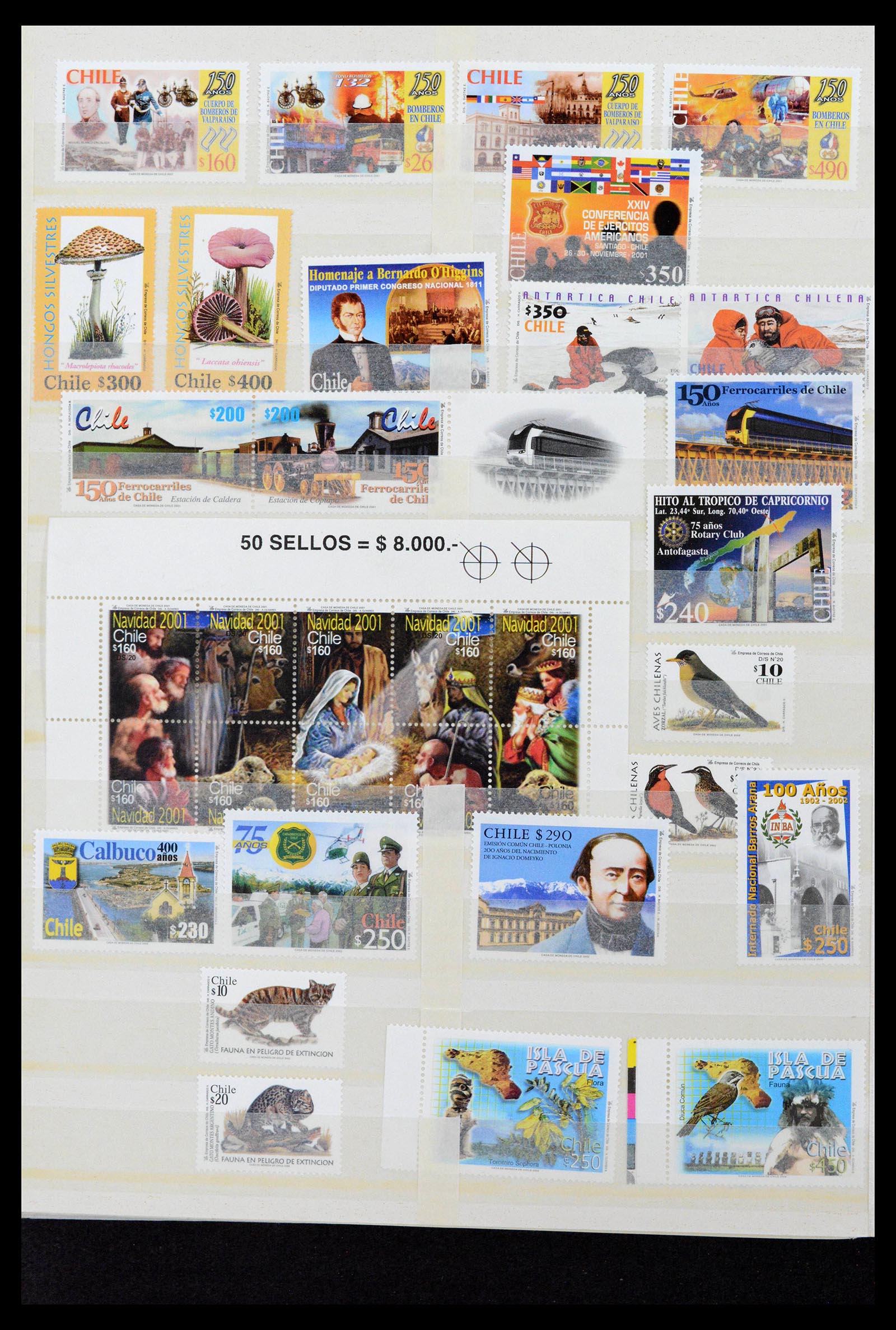 38971 0052 - Stamp collection 38971 Chile 1923-2008.