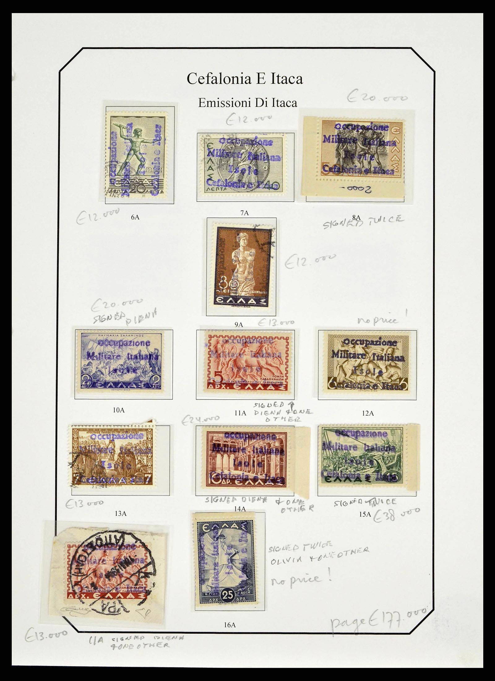 38988 0004 - Stamp collection 38988 Italian occupation Cefalonia and Itaca 1941.