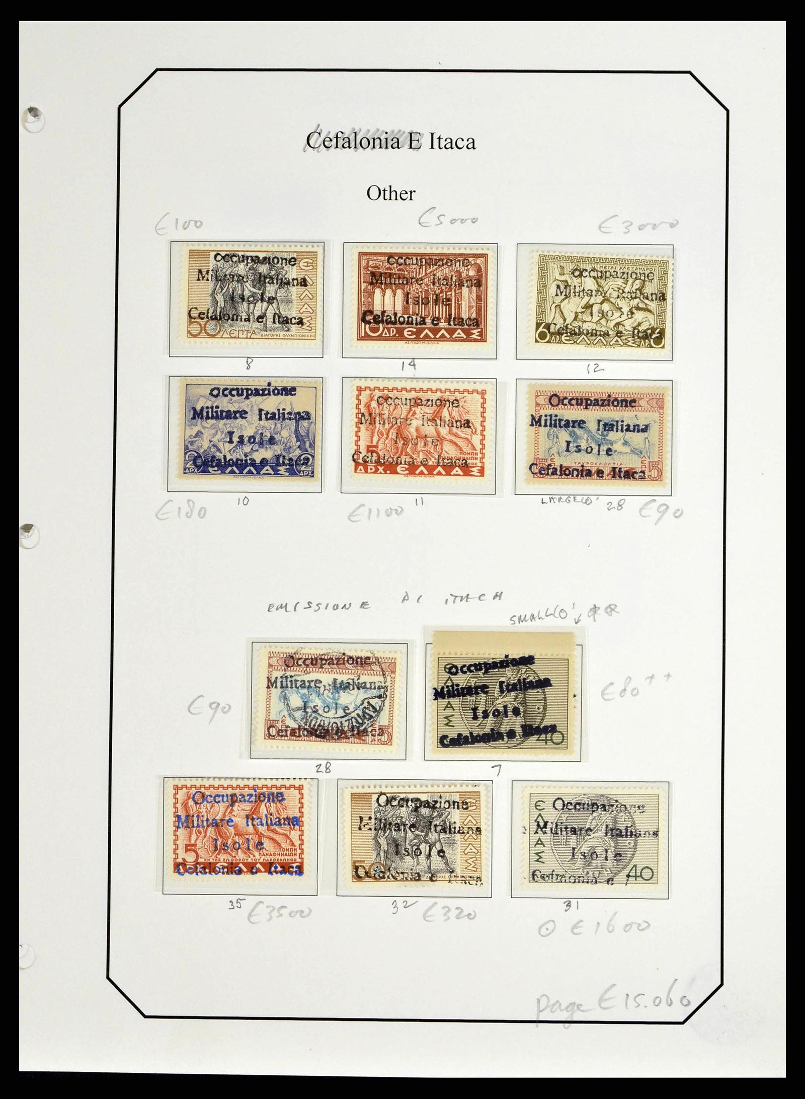 38988 0006 - Stamp collection 38988 Italian occupation Cefalonia and Itaca 1941.