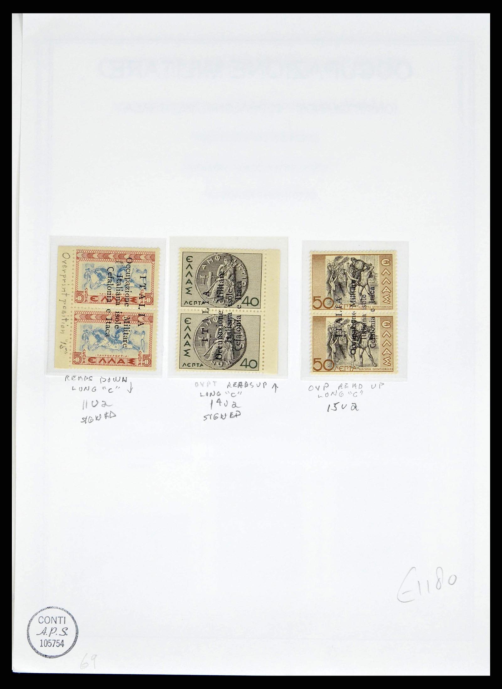 38990 0016 - Postzegelverzameling 38990 Italiaanse bezetting Cefalonia en Itaca 19