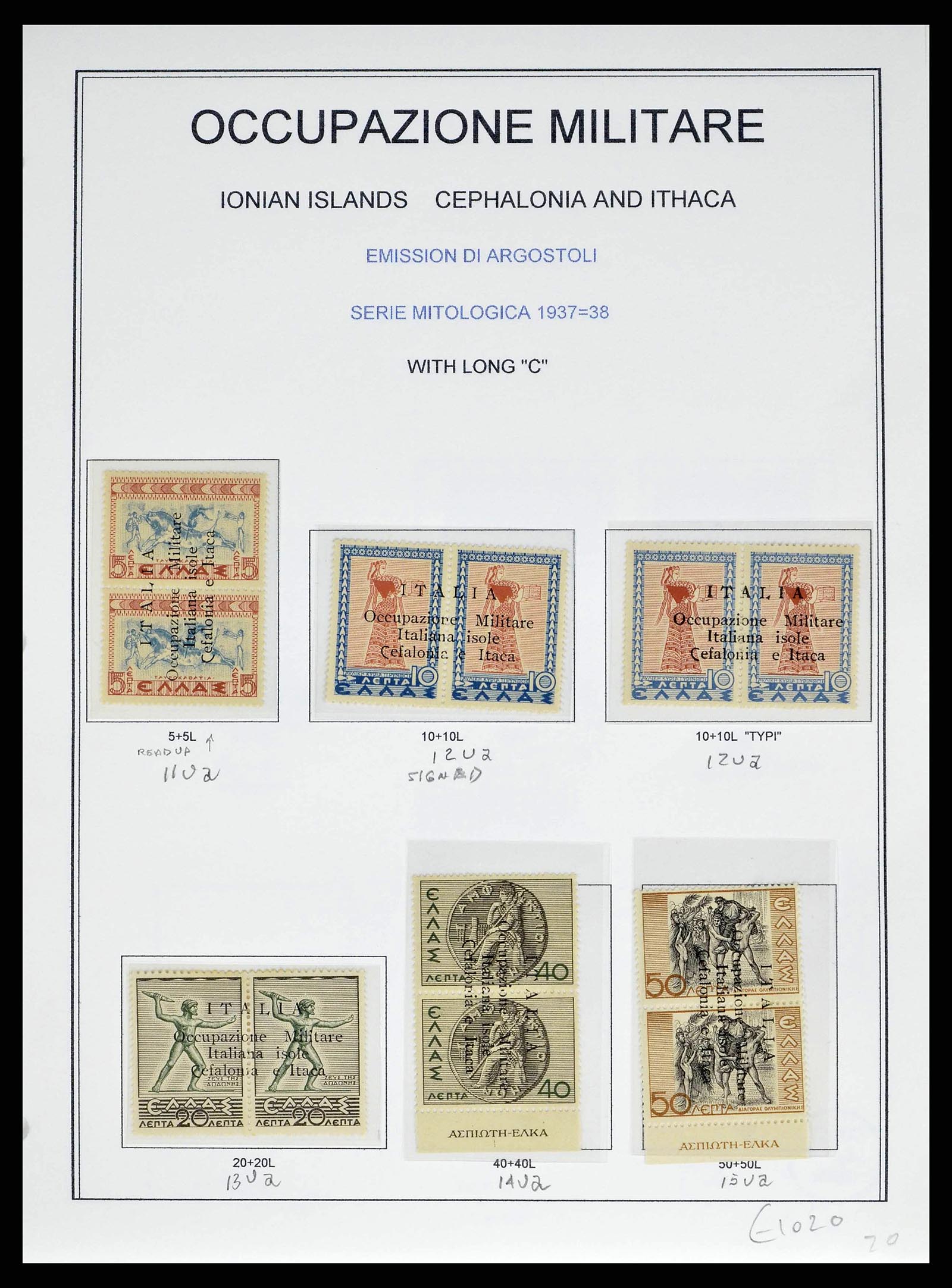 38990 0017 - Stamp collection 38990 Italian occupation Cefalonia and Itaca 1941.