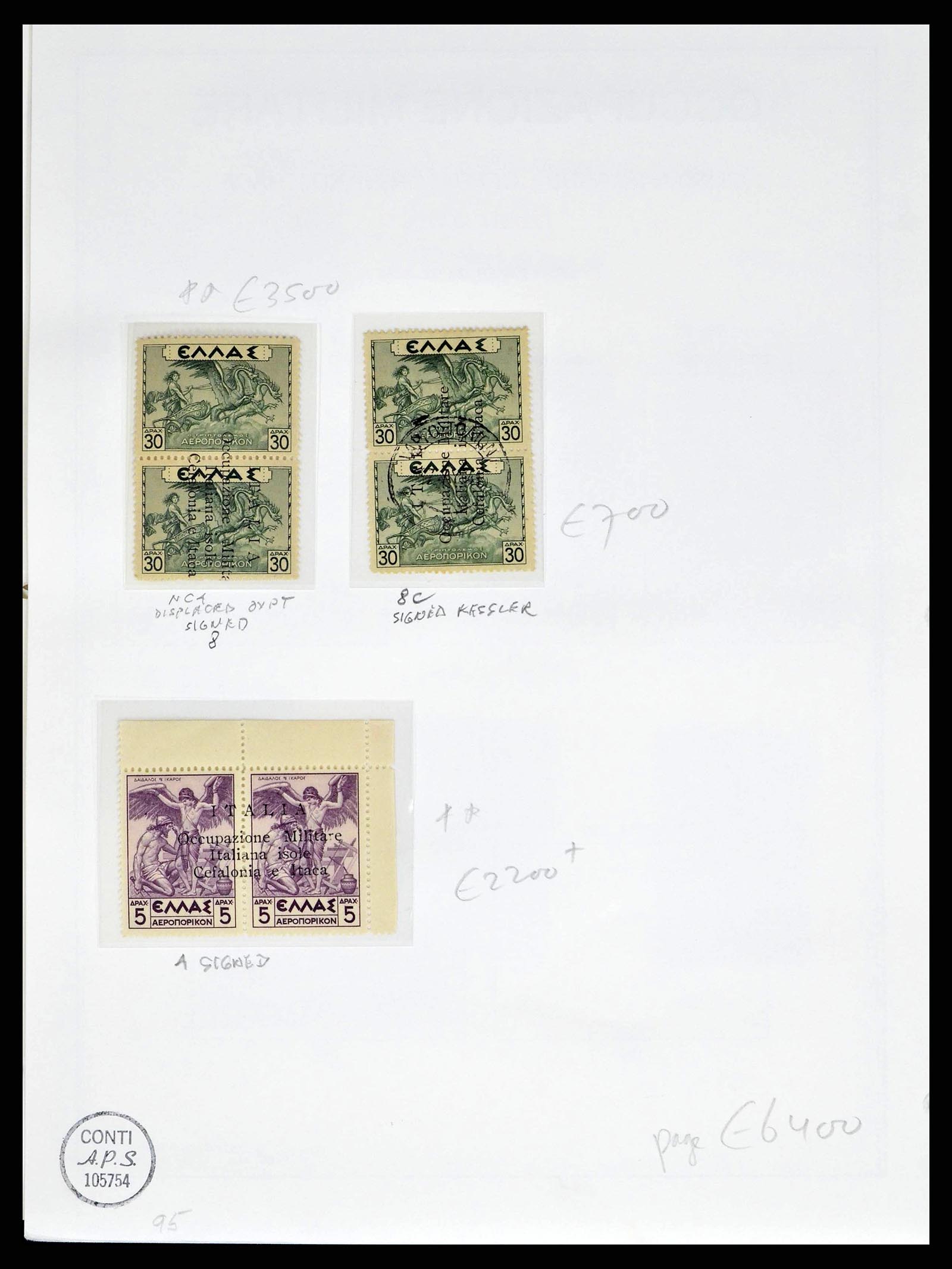 38990 0037 - Stamp collection 38990 Italian occupation Cefalonia and Itaca 1941.