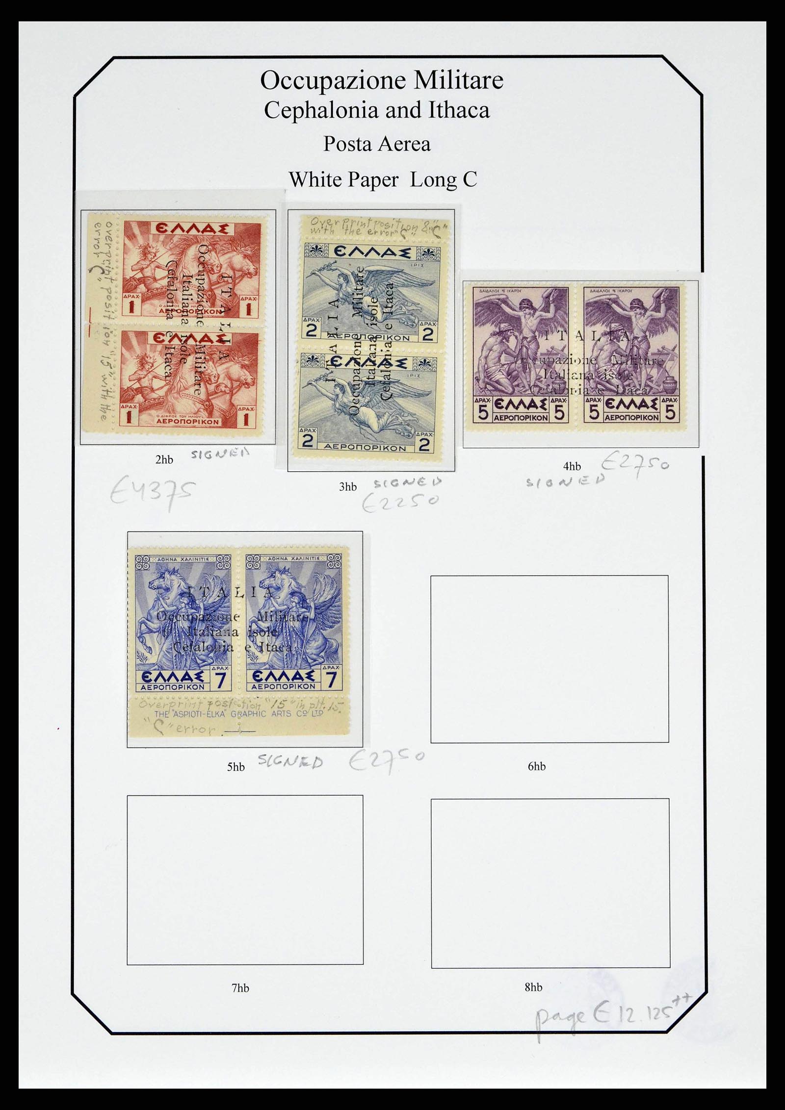 38990 0046 - Postzegelverzameling 38990 Italiaanse bezetting Cefalonia en Itaca 19