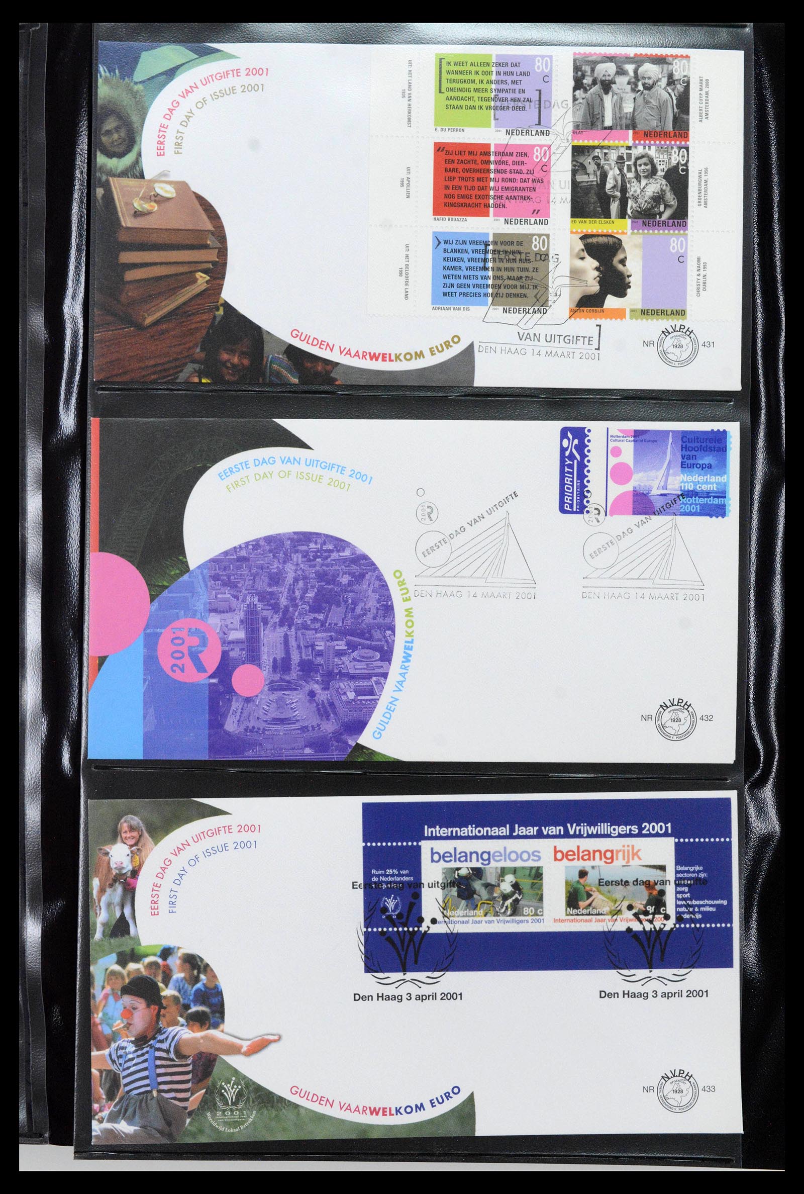 38994 0002 - Stamp collection 38994 Netherlands FDC's 2001-december 2023!