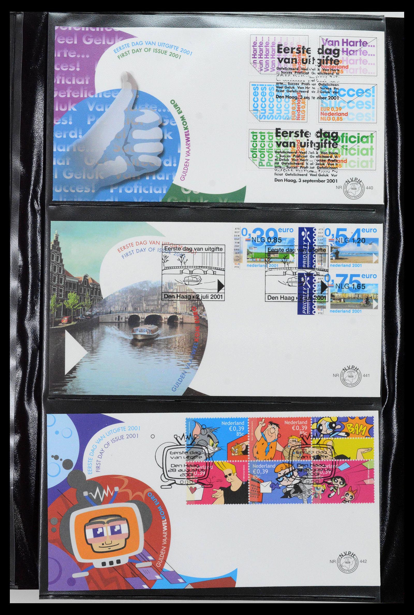 38994 0006 - Postzegelverzameling 38994 Nederland FDC's 2001-december 2023!