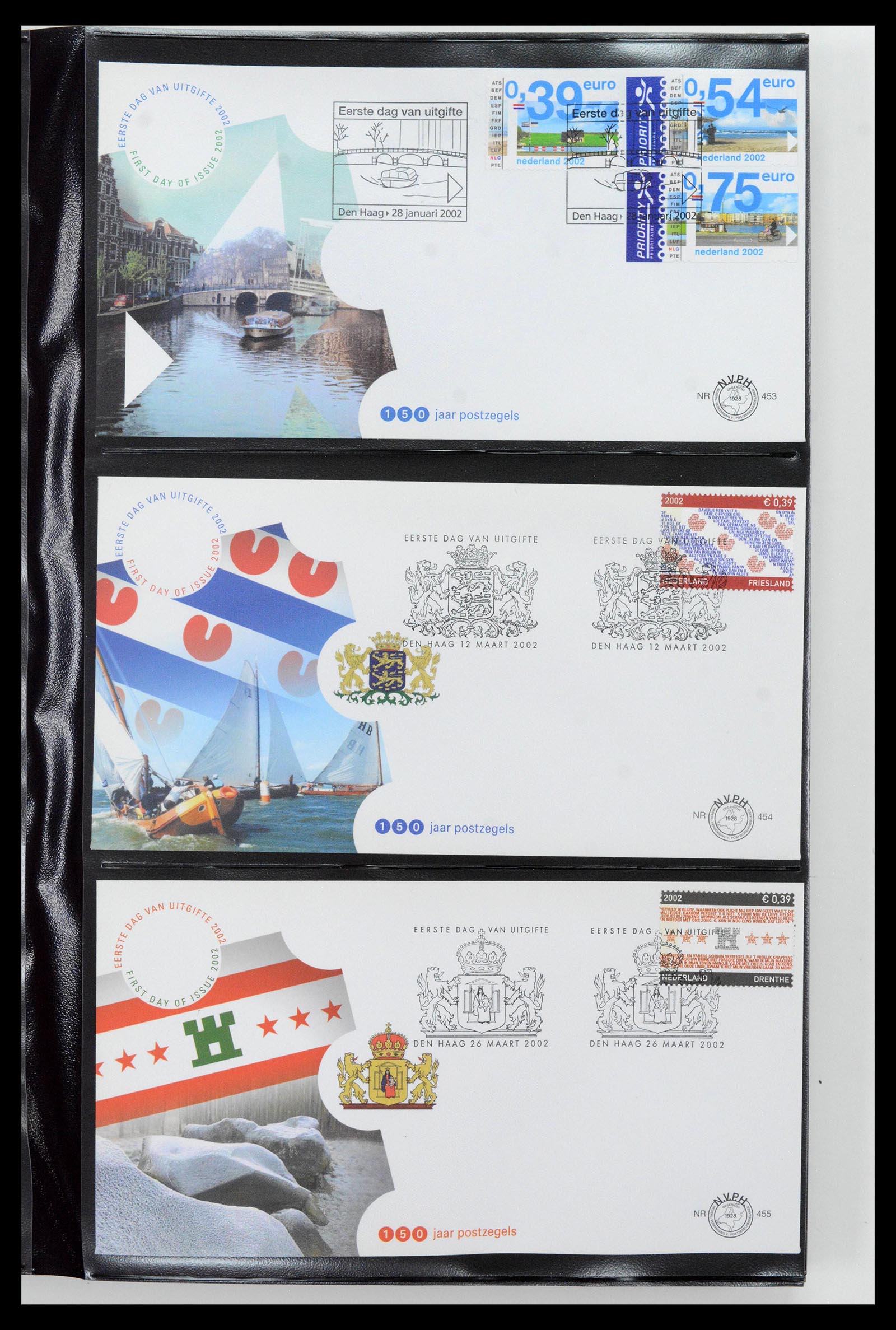 38994 0011 - Postzegelverzameling 38994 Nederland FDC's 2001-december 2023!