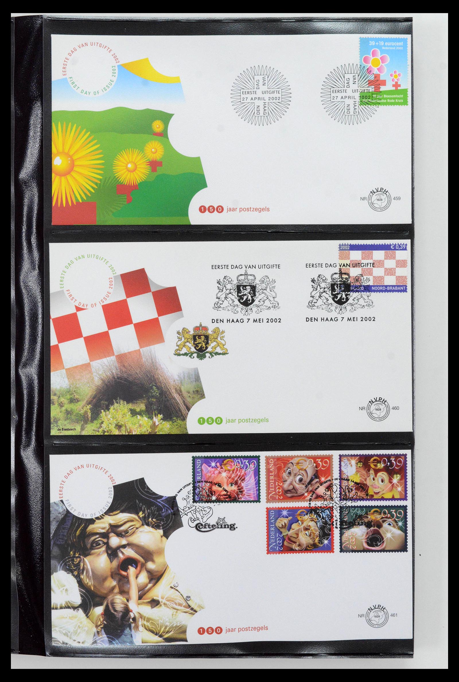 38994 0013 - Postzegelverzameling 38994 Nederland FDC's 2001-december 2023!