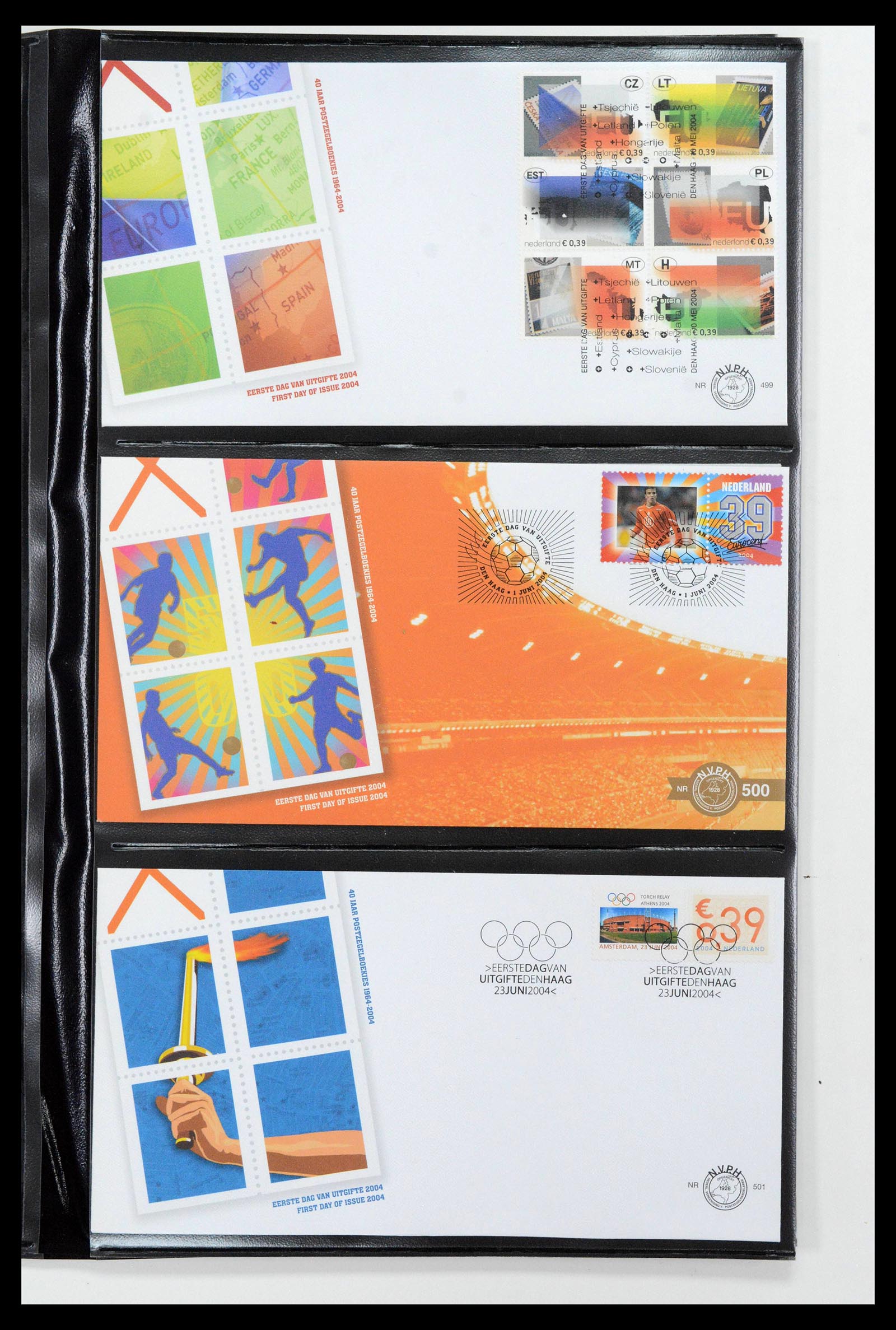 38994 0031 - Postzegelverzameling 38994 Nederland FDC's 2001-december 2023!