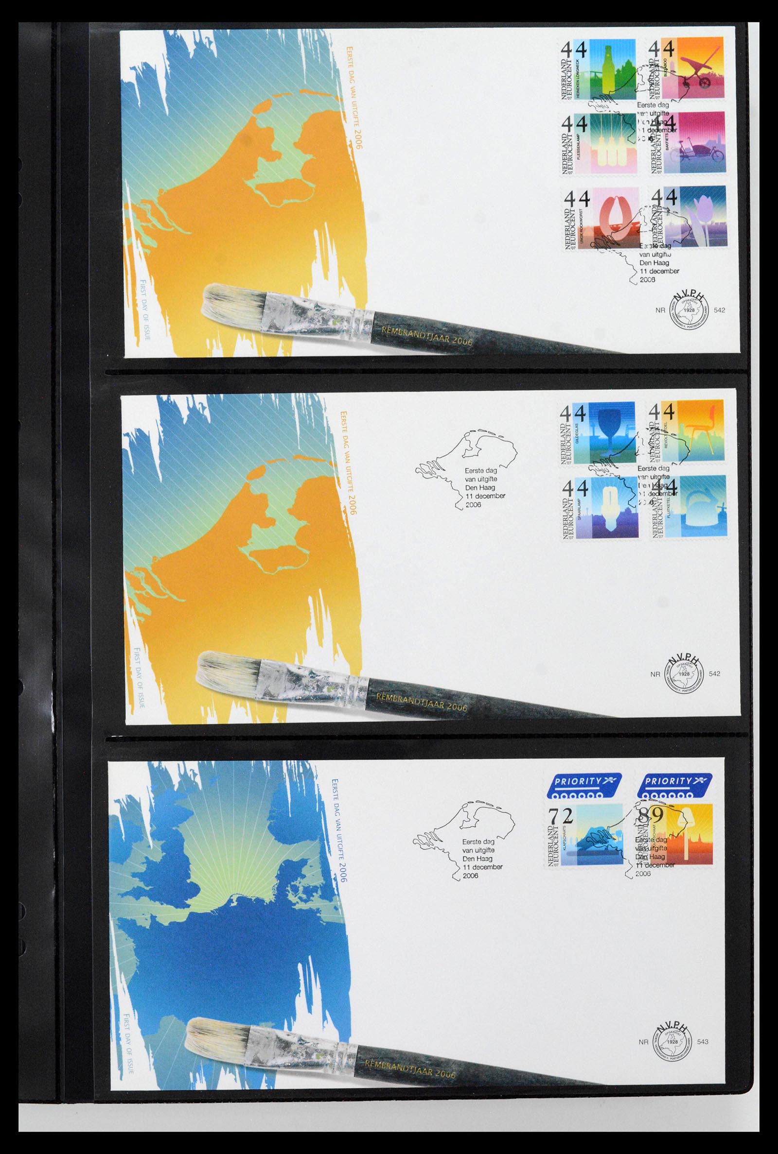 38994 0051 - Postzegelverzameling 38994 Nederland FDC's 2001-december 2023!