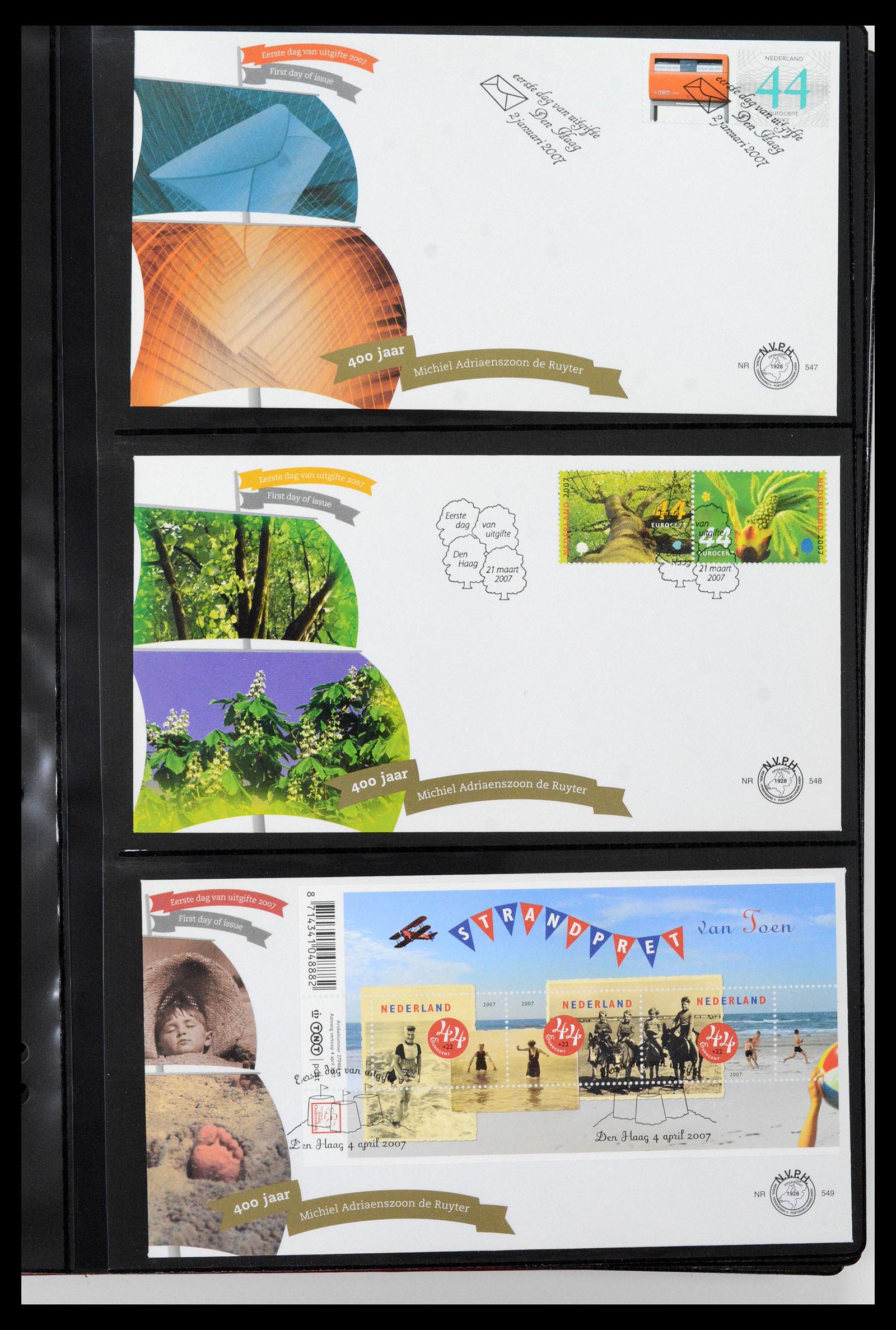 38994 0053 - Stamp collection 38994 Netherlands FDC's 2001-december 2023!