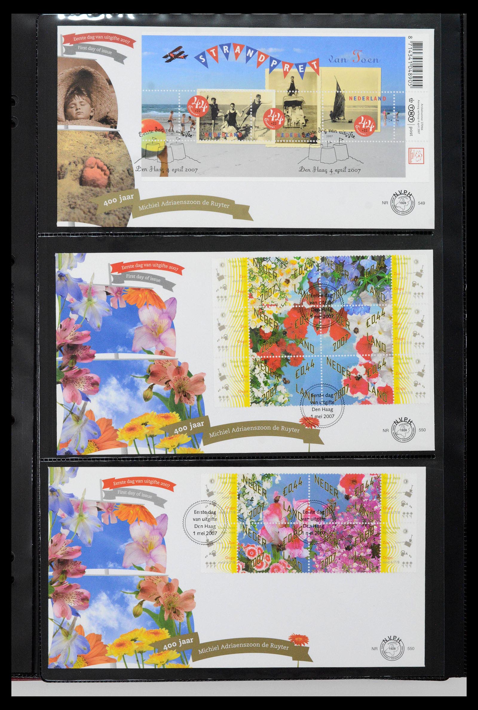 38994 0054 - Stamp collection 38994 Netherlands FDC's 2001-december 2023!