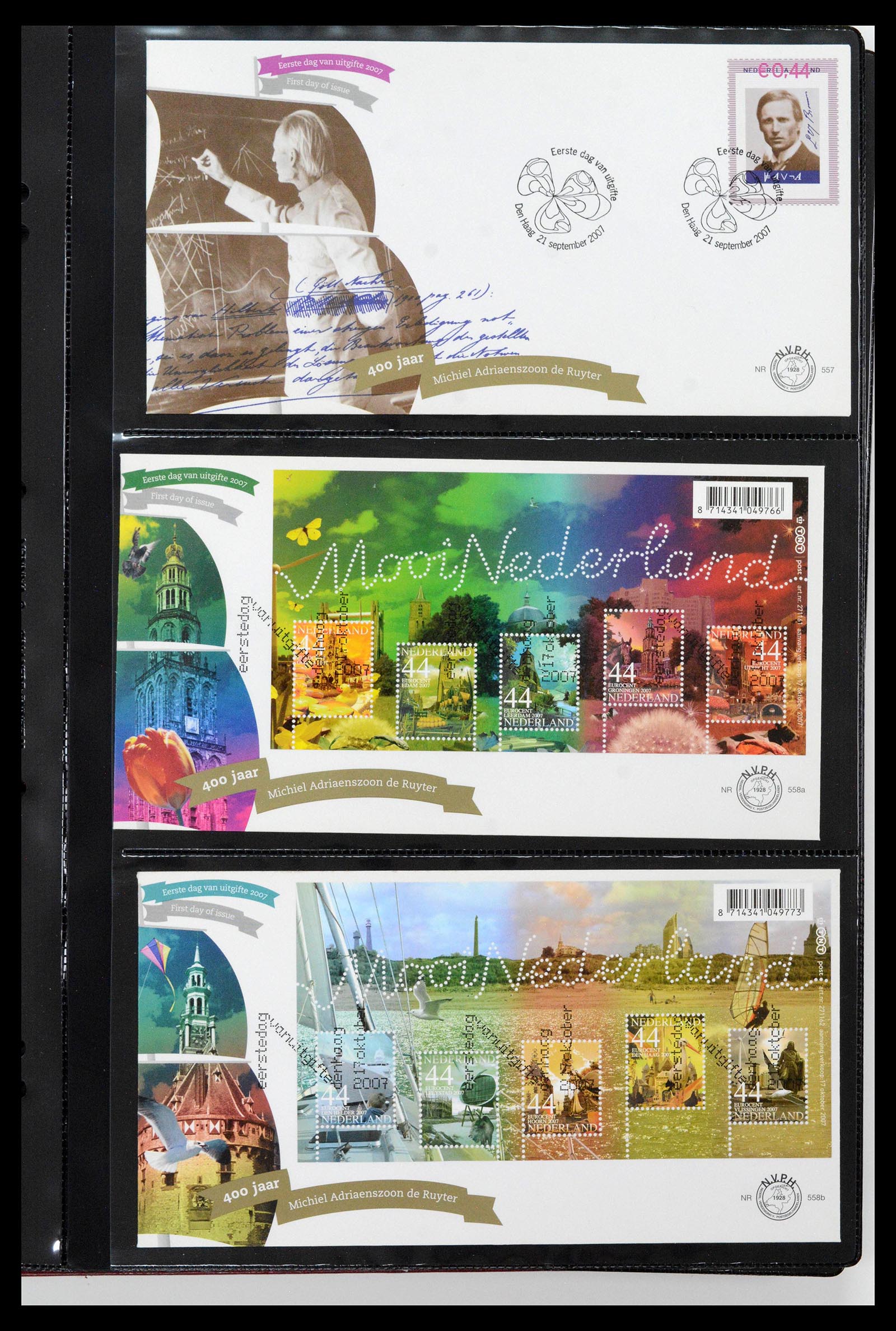 38994 0057 - Postzegelverzameling 38994 Nederland FDC's 2001-december 2023!
