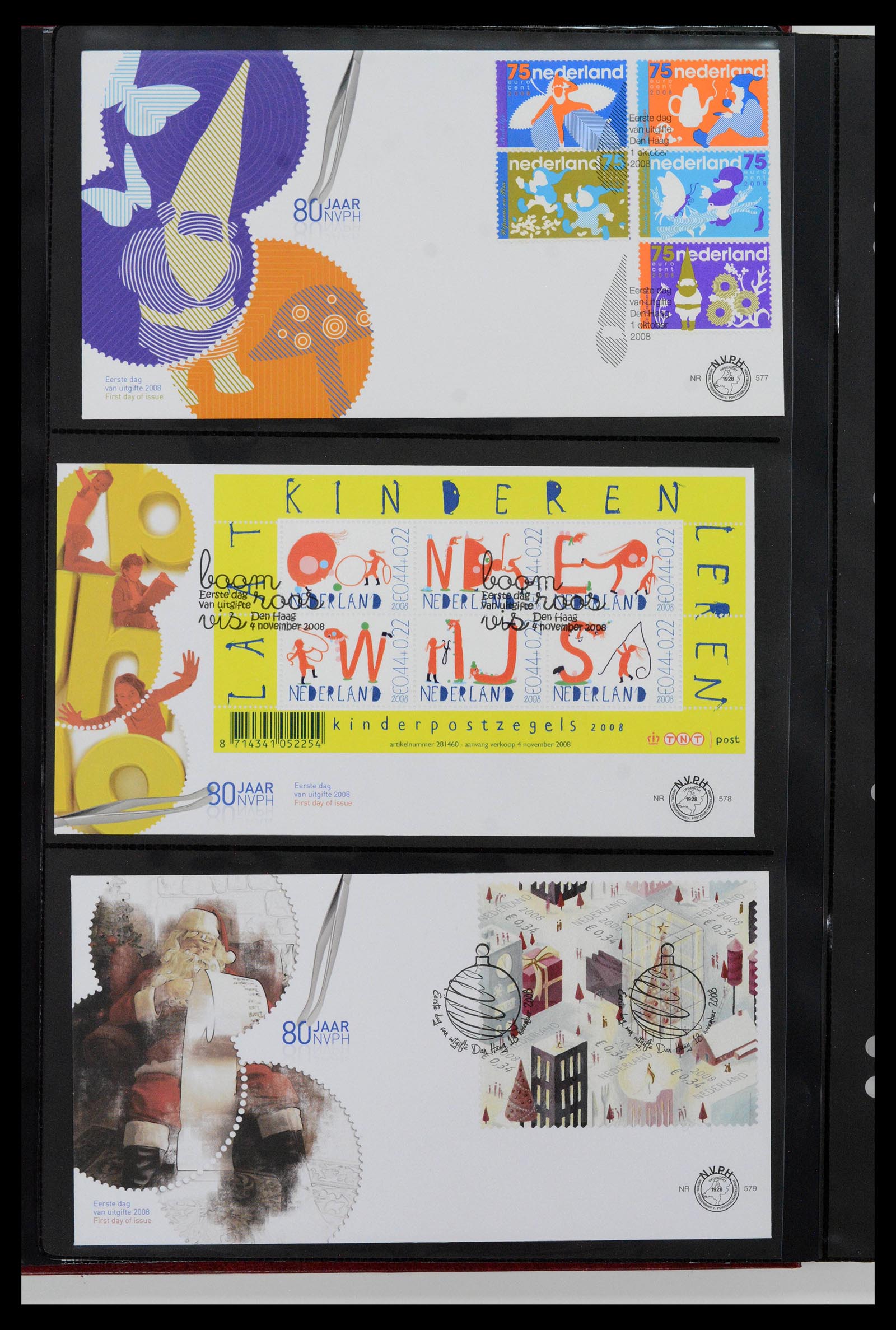 38994 0066 - Postzegelverzameling 38994 Nederland FDC's 2001-december 2023!