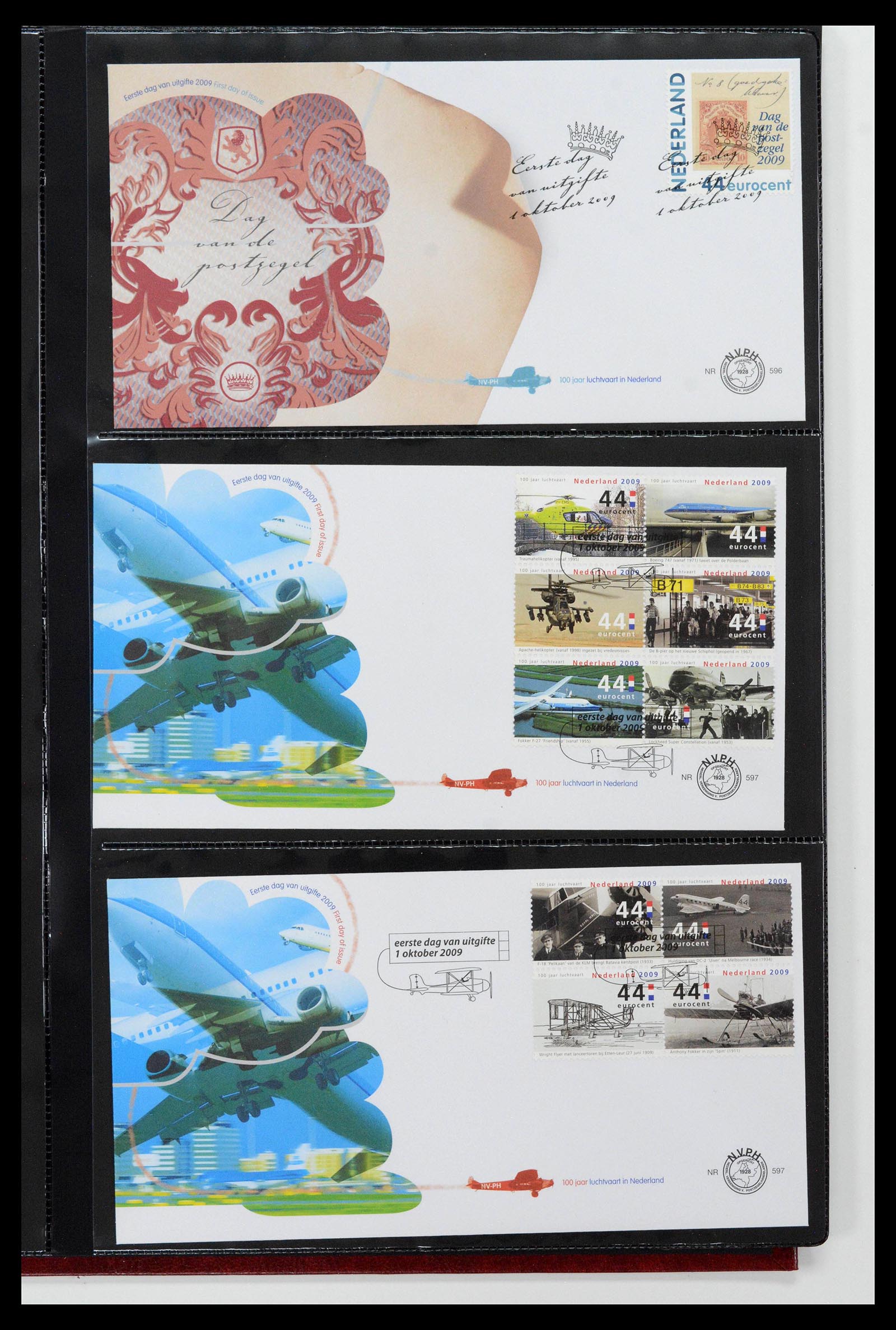 38994 0073 - Postzegelverzameling 38994 Nederland FDC's 2001-december 2023!