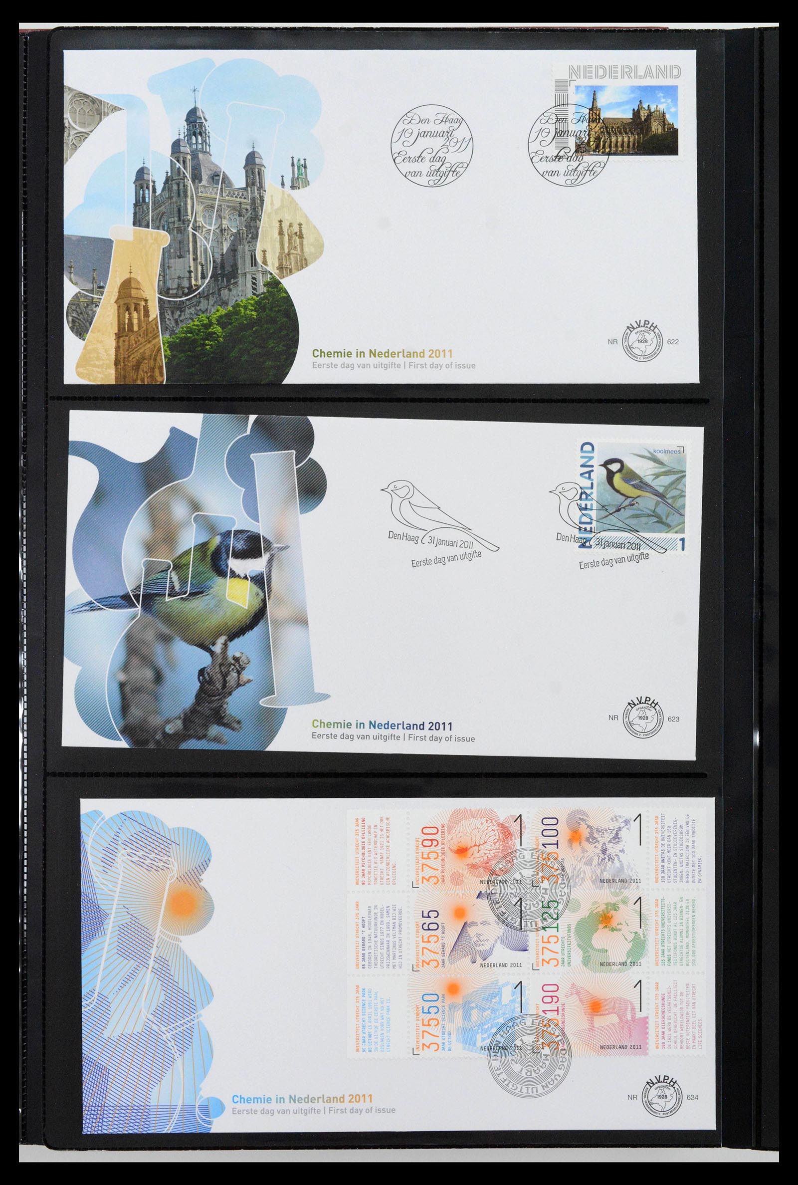 38994 0084 - Postzegelverzameling 38994 Nederland FDC's 2001-december 2023!