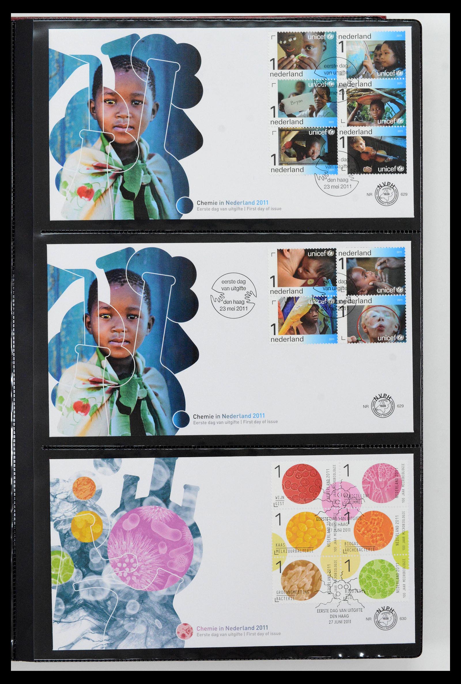 38994 0087 - Postzegelverzameling 38994 Nederland FDC's 2001-december 2023!